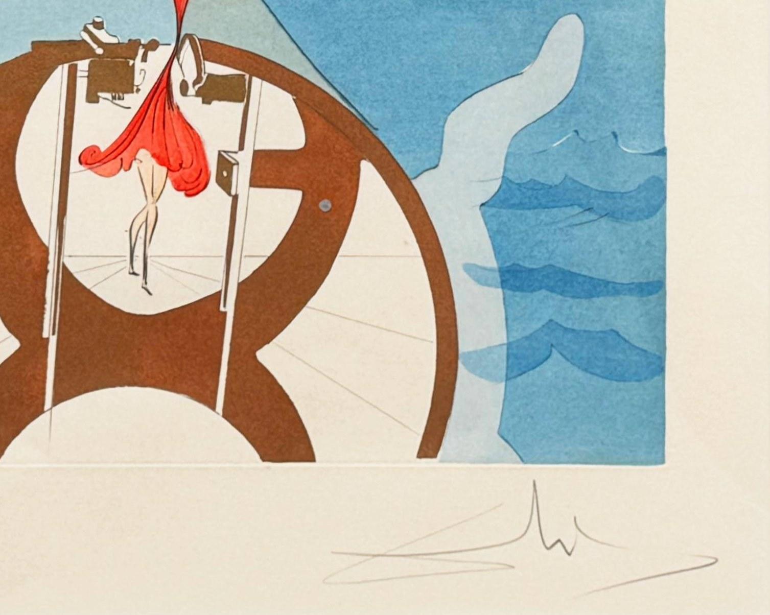 Salvador Dali (1904-1989) - La machine à coudre

Etching from 1975.

The edition 163/450 on Arches paper.

Dimensions of work: 76 x 56 cm

Publisher: Editions de Francony and Graphiques Internationales, Paris.

Printer: Atelier Rigal, Paris.

The