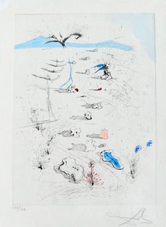 Salvador Dalí - La Plage de Sète La Plage de Sète