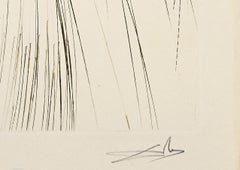 La Reine Avait Bliaut de Soie - Original Etching and Drypoint by S. Dalì - 1969