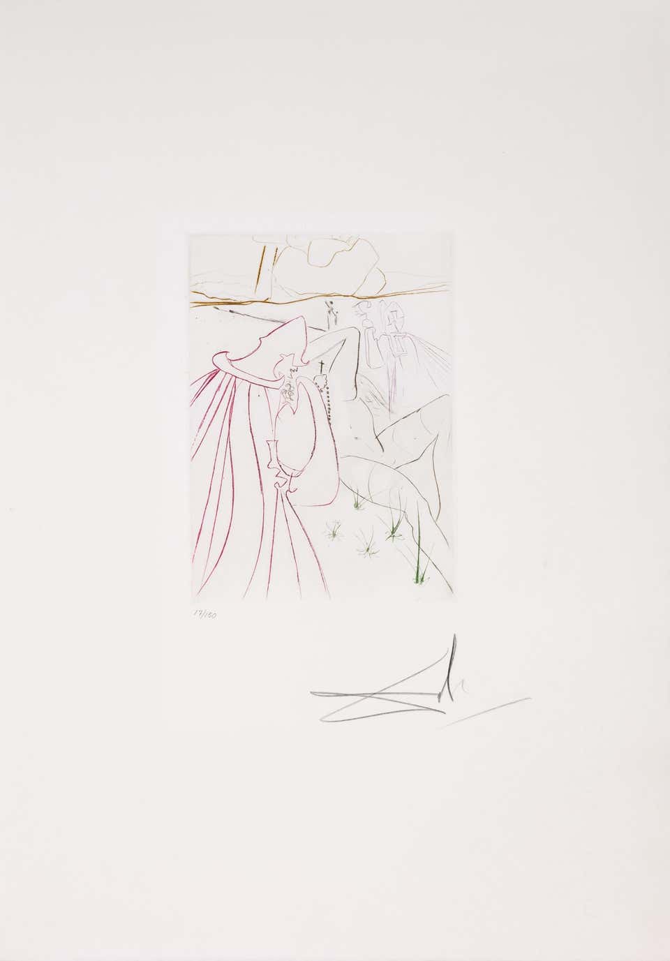 La Ressuscitée, 1972 (Le Decameron, Plate J)