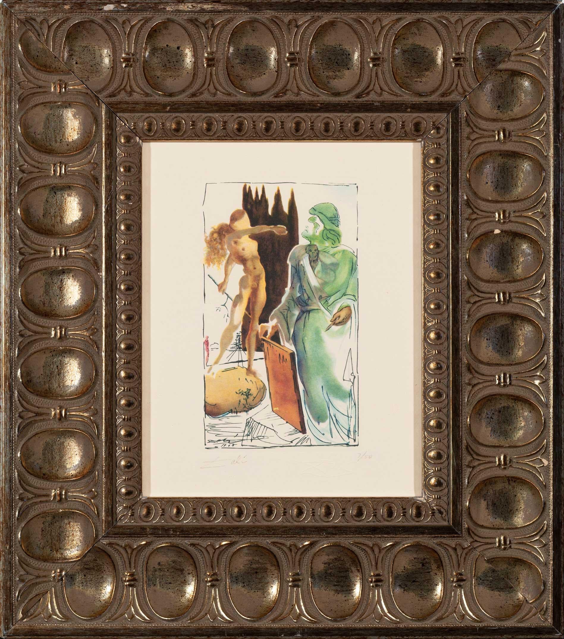 Salvador Dalí Figurative Print - La Sainte ecriture (The Holy Scripture)