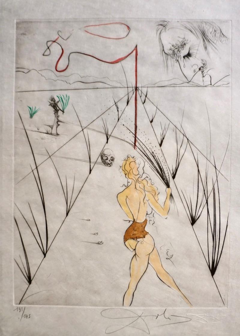 ARTIST: Salvador Dali

TITLE: La Venus aux Fourrures Complete Suite

MEDIUM: 16  Etchings

SIGNED: Each etching is Hand Signed 

PUBLISHER: Editions Argillet, Paris

EDITION NUMBER: 131/145 matched numbered

MEASUREMENTS: 11
