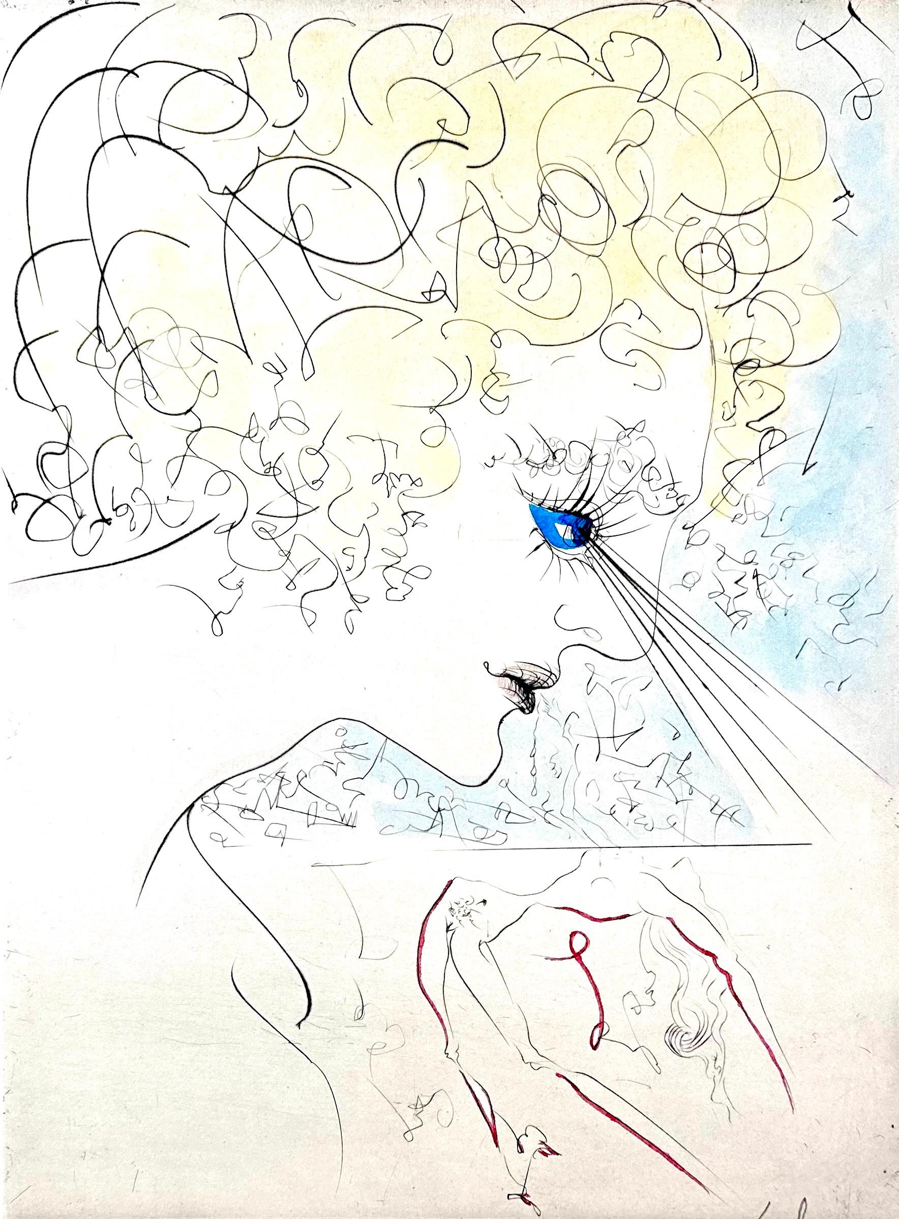 La Venus aux Fourrures The Head - Print by Salvador Dalí