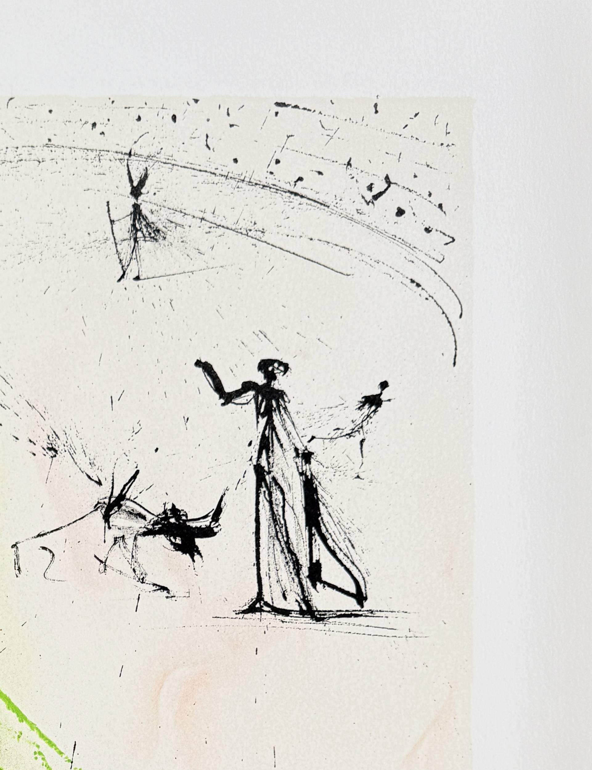 La victime de la Fête - Surréalisme Print par Salvador Dalí
