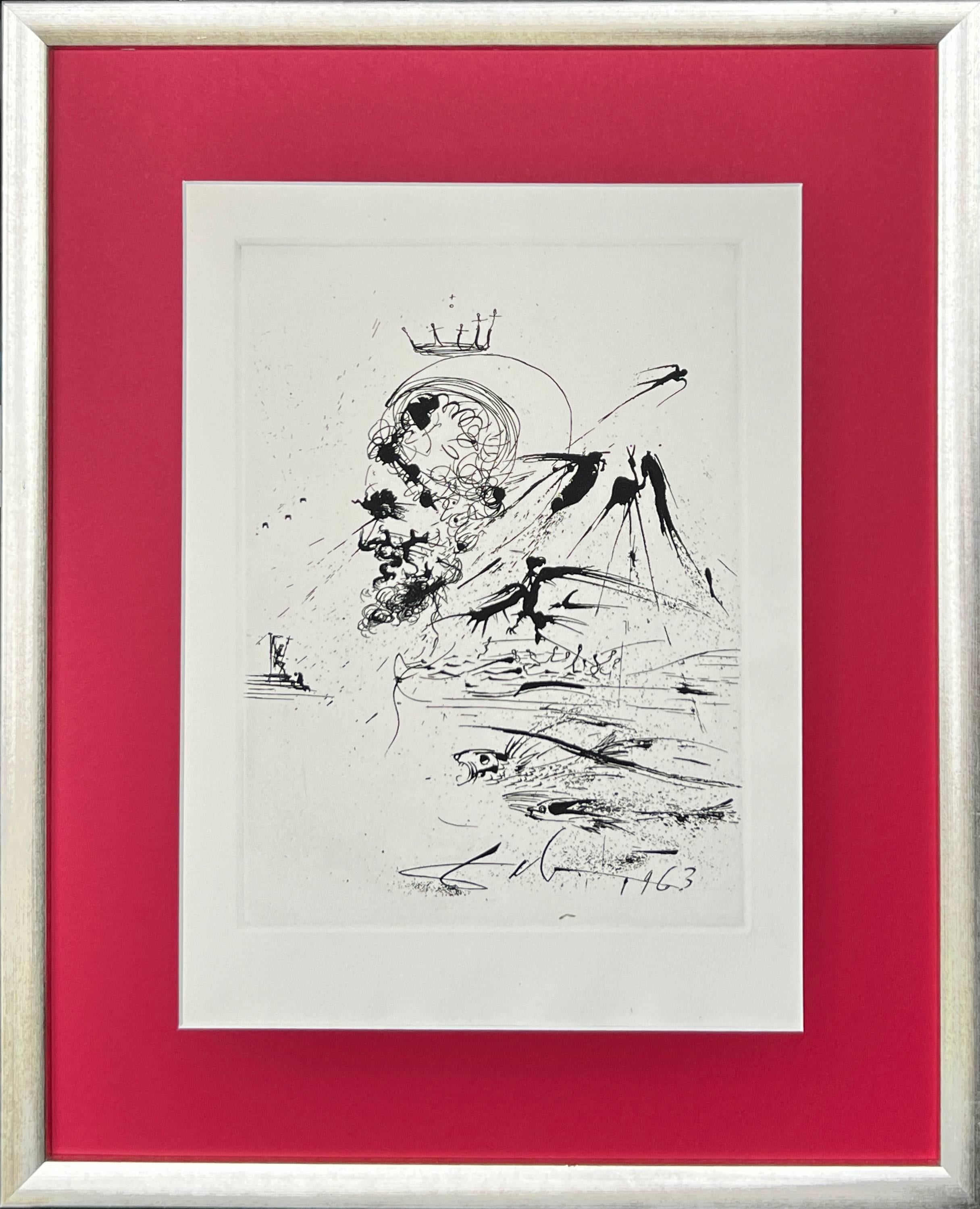 Salvador Dali (1904-1989) - La Vida es Sueño

Portfolio of 18 etchings from 1975.

Th edition of 256/265.

Dimensions of work: 38 x 28 cm.

Plate signed.

Publisher: Graphik Europa Anstalt.

Complete portfolio of 18 etchings, including the