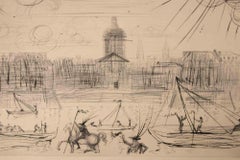 L'Académie de Paris - Etching - 1971