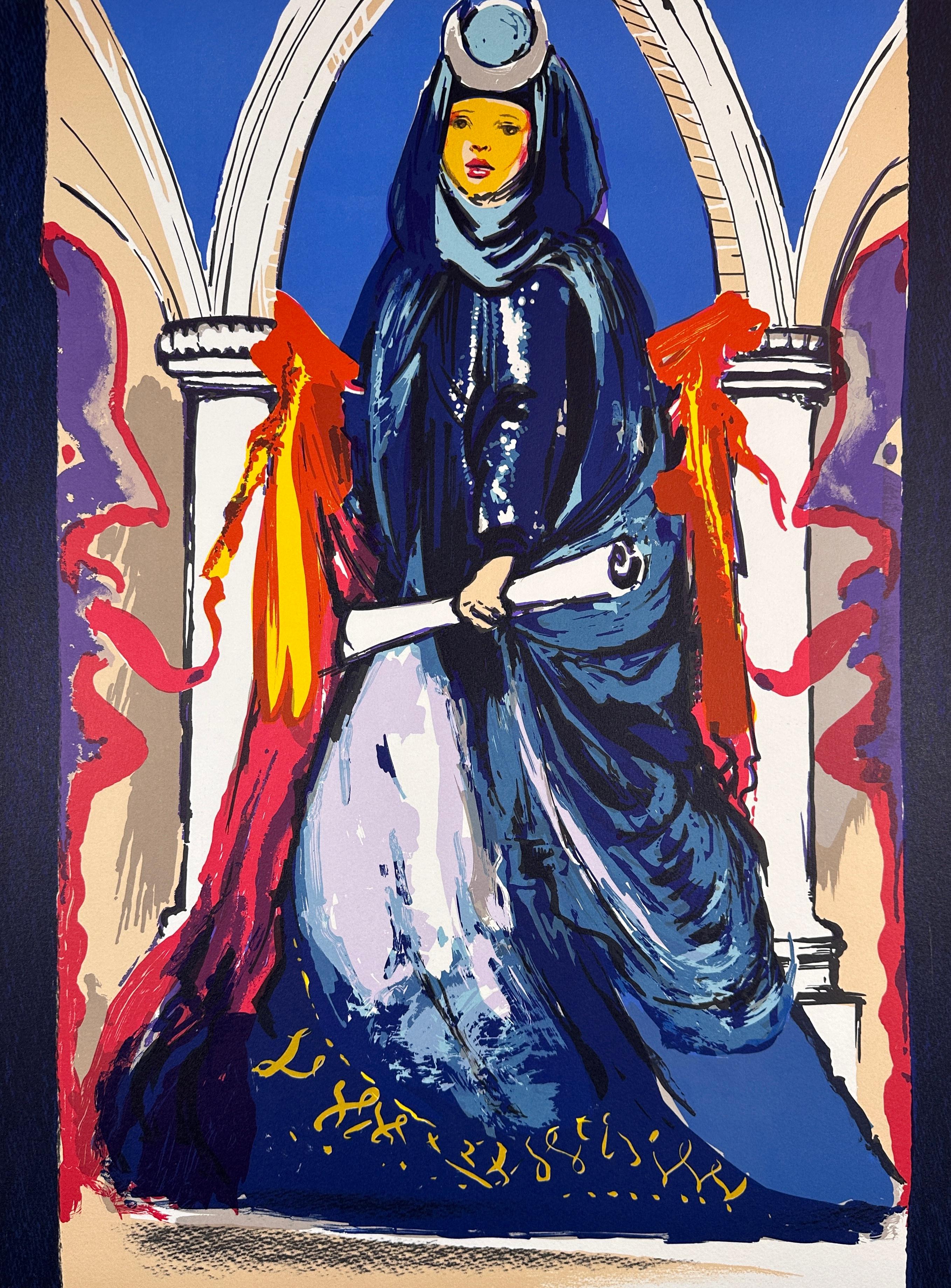 Lady Blue - Print by Salvador Dalí