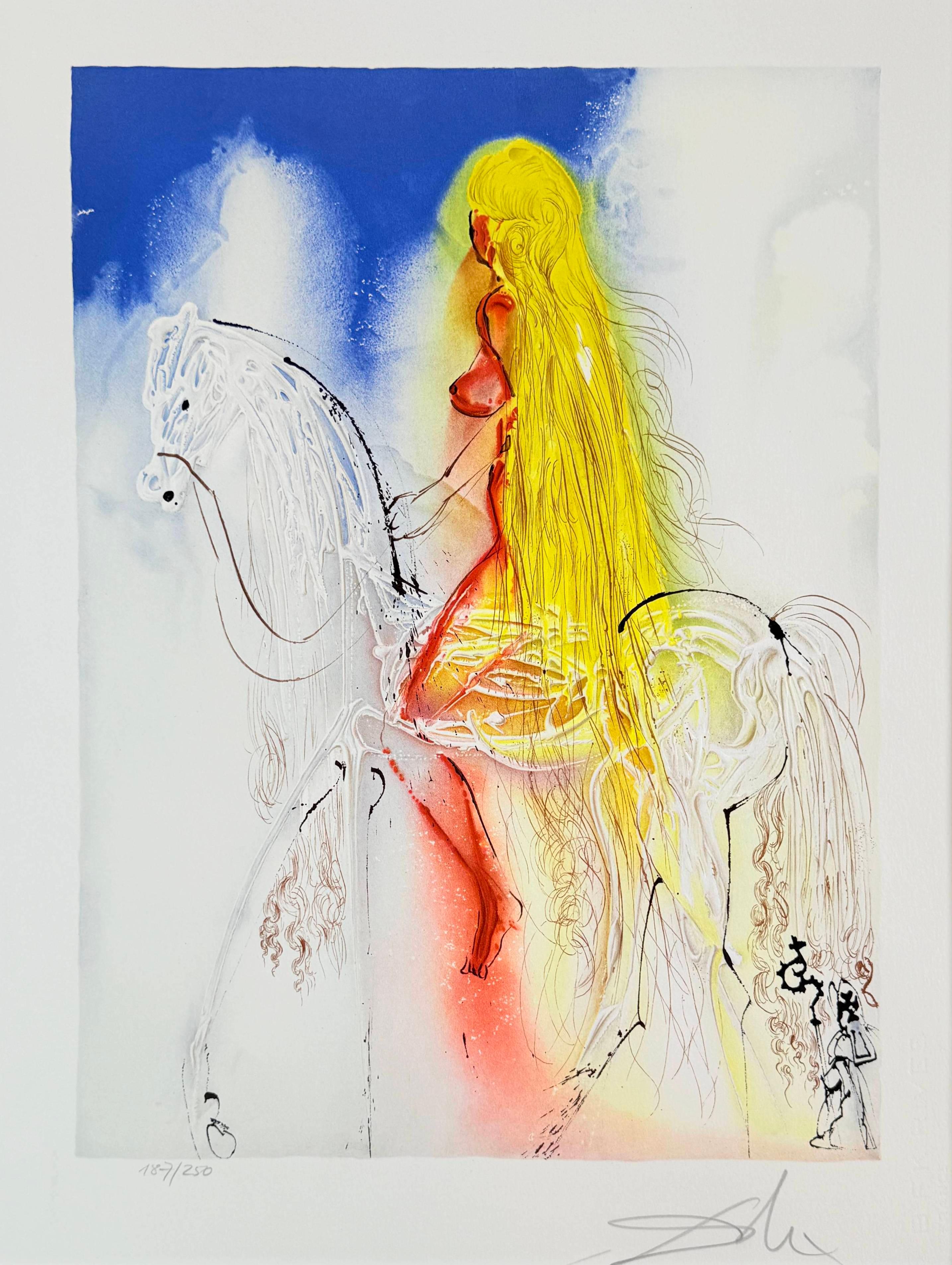 Lady Godiva - Print di Salvador Dalí