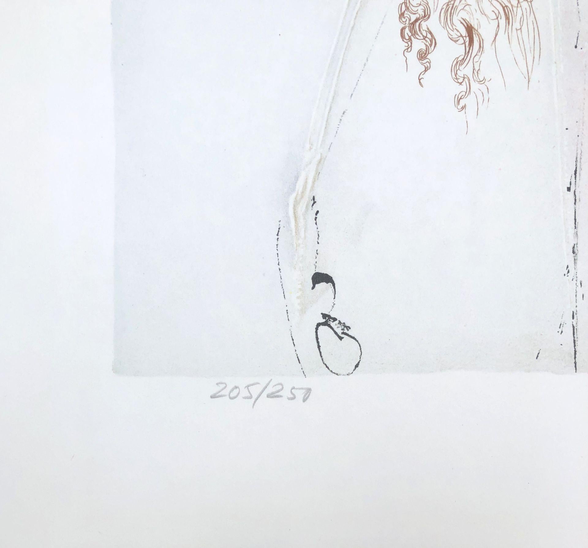Lady Godiva - Original Lithograph Handsigned Numbered - Surrealist Print by Salvador Dalí