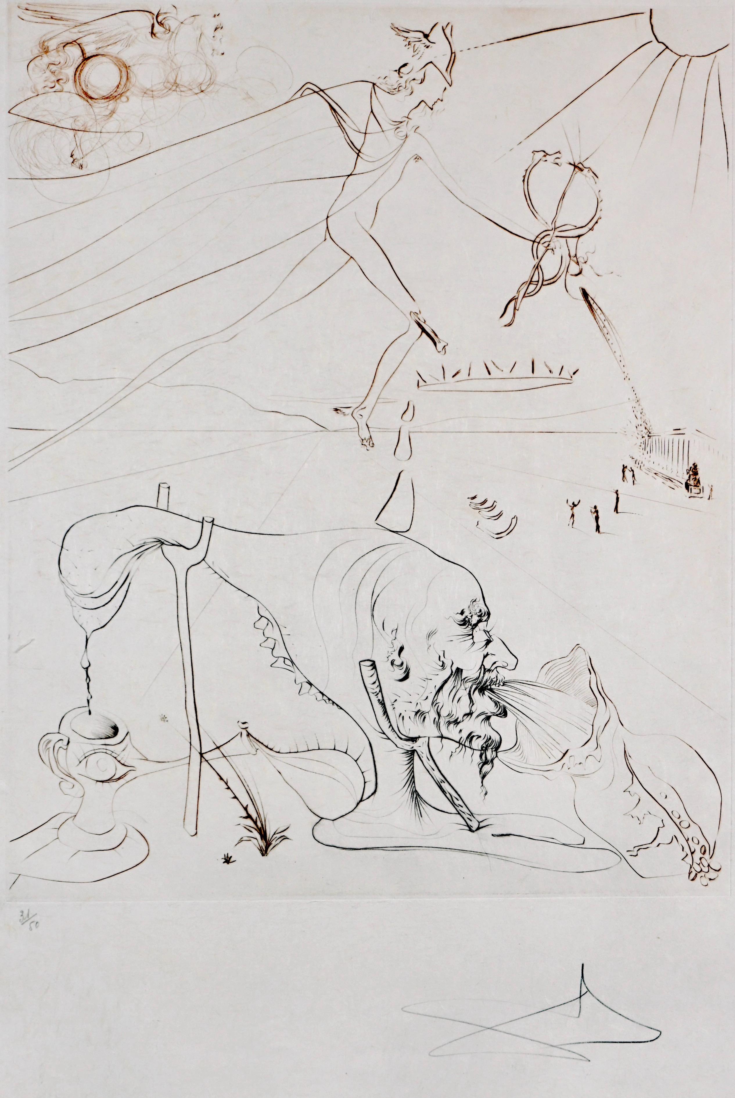 L'Alchimie (Surrealismus), Print, von Salvador Dalí