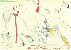 L'Alchimie - Original Etching and Drypoint by Salvador Dalì - 1975