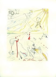 L'Alchimie - Original Etching and Drypoint by Salvador Dalì - 1975