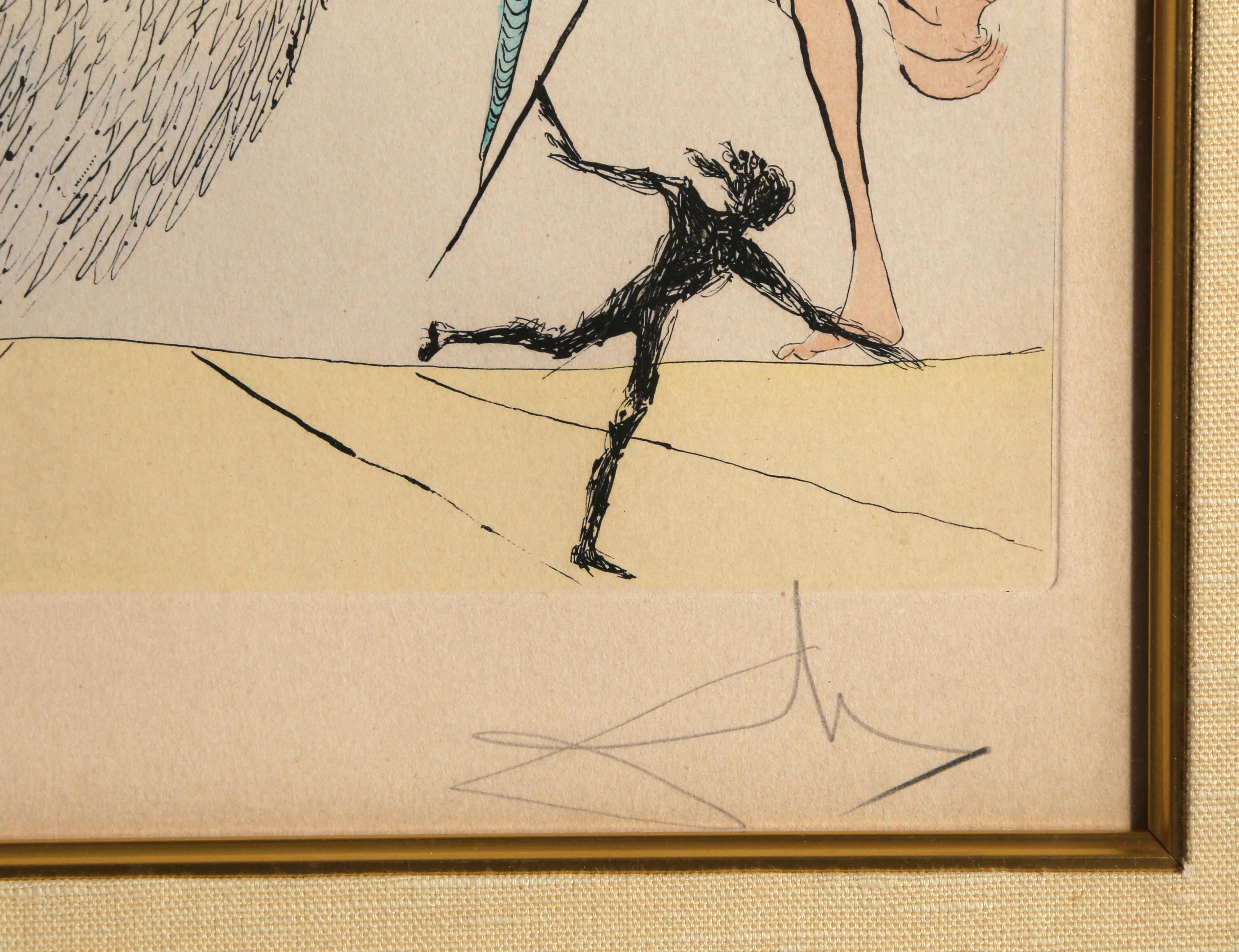 L'Ampoule Incandesence from Homage to Leonardo Da Vinci - Surrealist Print by Salvador Dalí