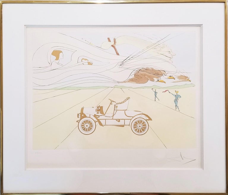 L'automobile (Automobile) - Print by Salvador Dalí