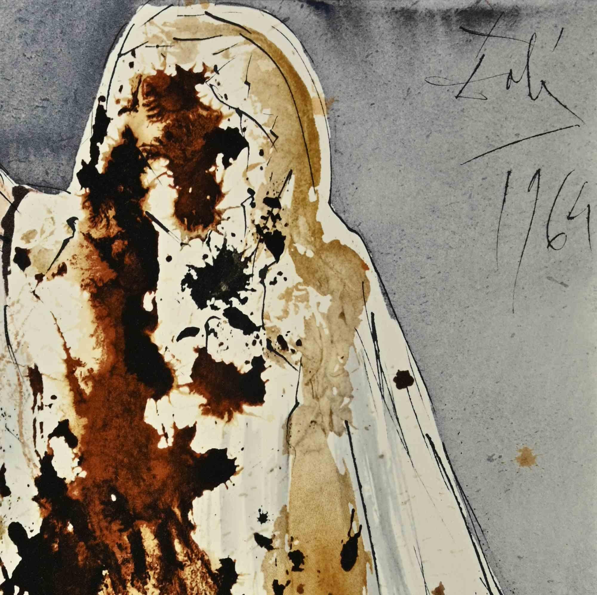 Lazare, Veni Foras - Litografía - 1964 - Print de Salvador Dalí