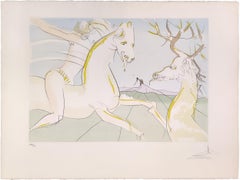 LE CAVALIER ET LE CERF