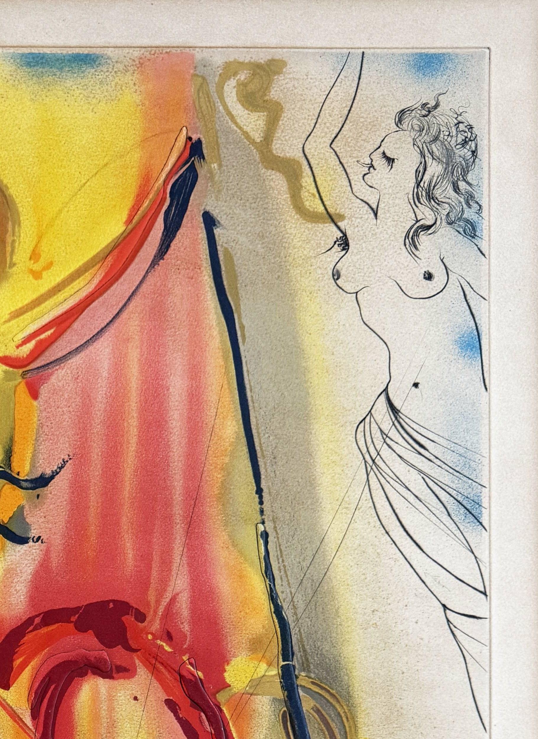 Le Cavalier Triomphant - Print Surrealista de Salvador Dalí