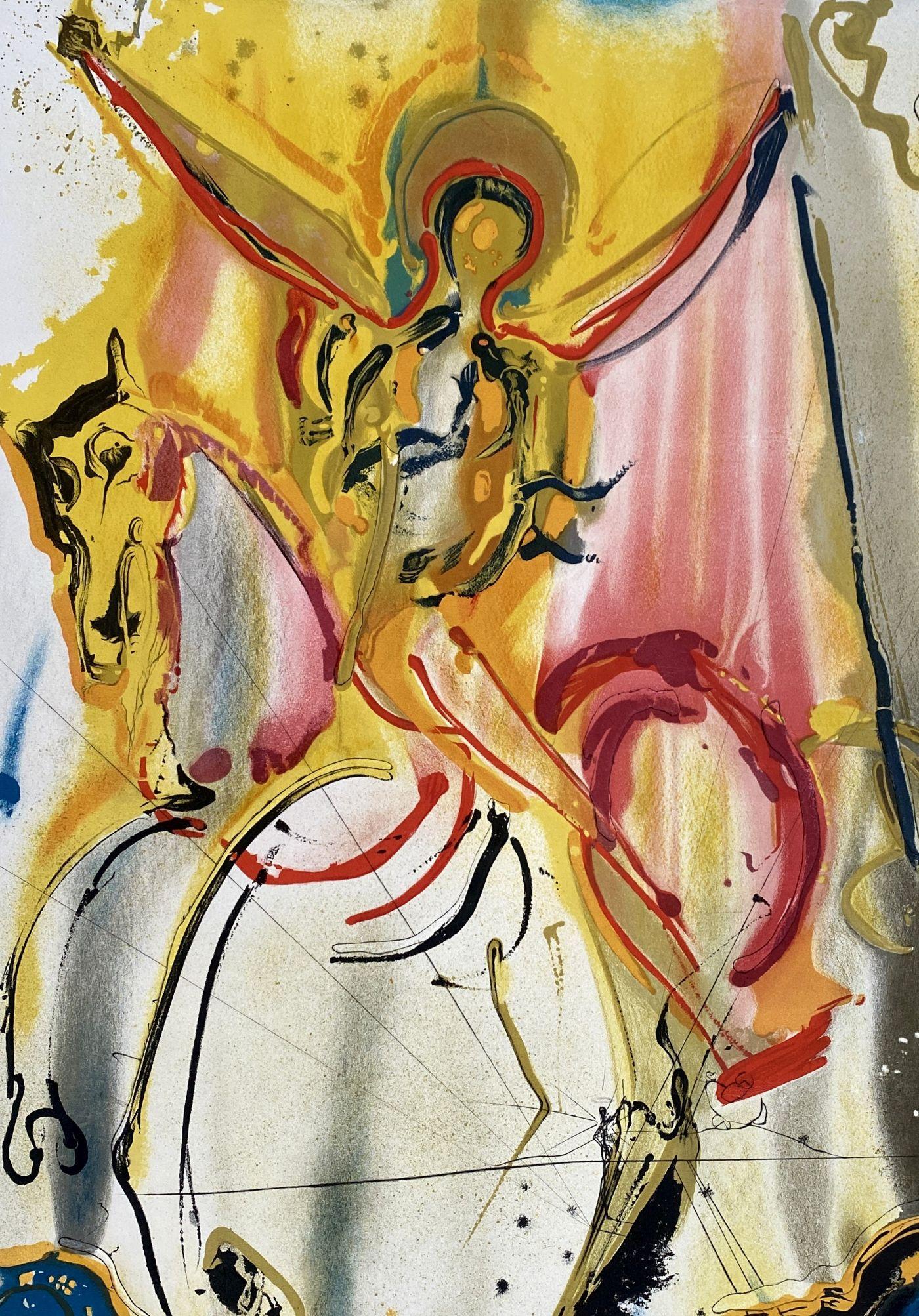 salvador dali le cavalier triomphant