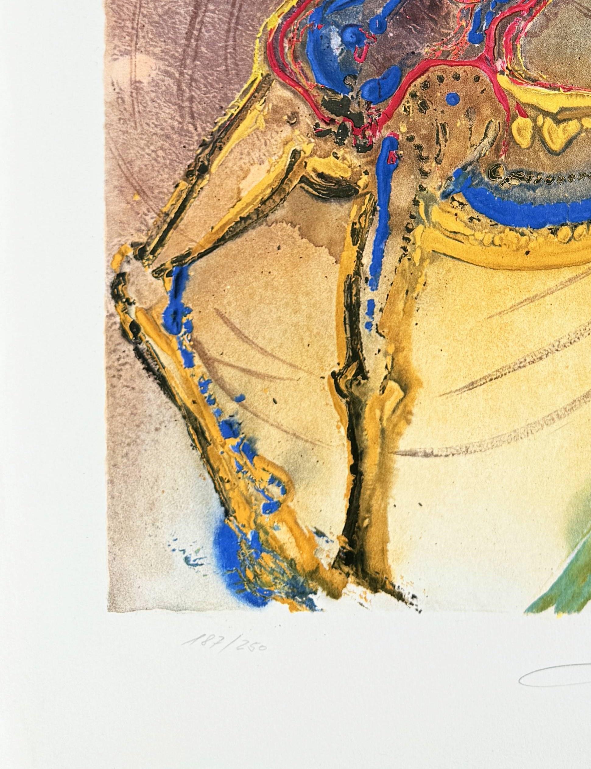 Der Zentaur von Crête (Beige), Print, von Salvador Dalí