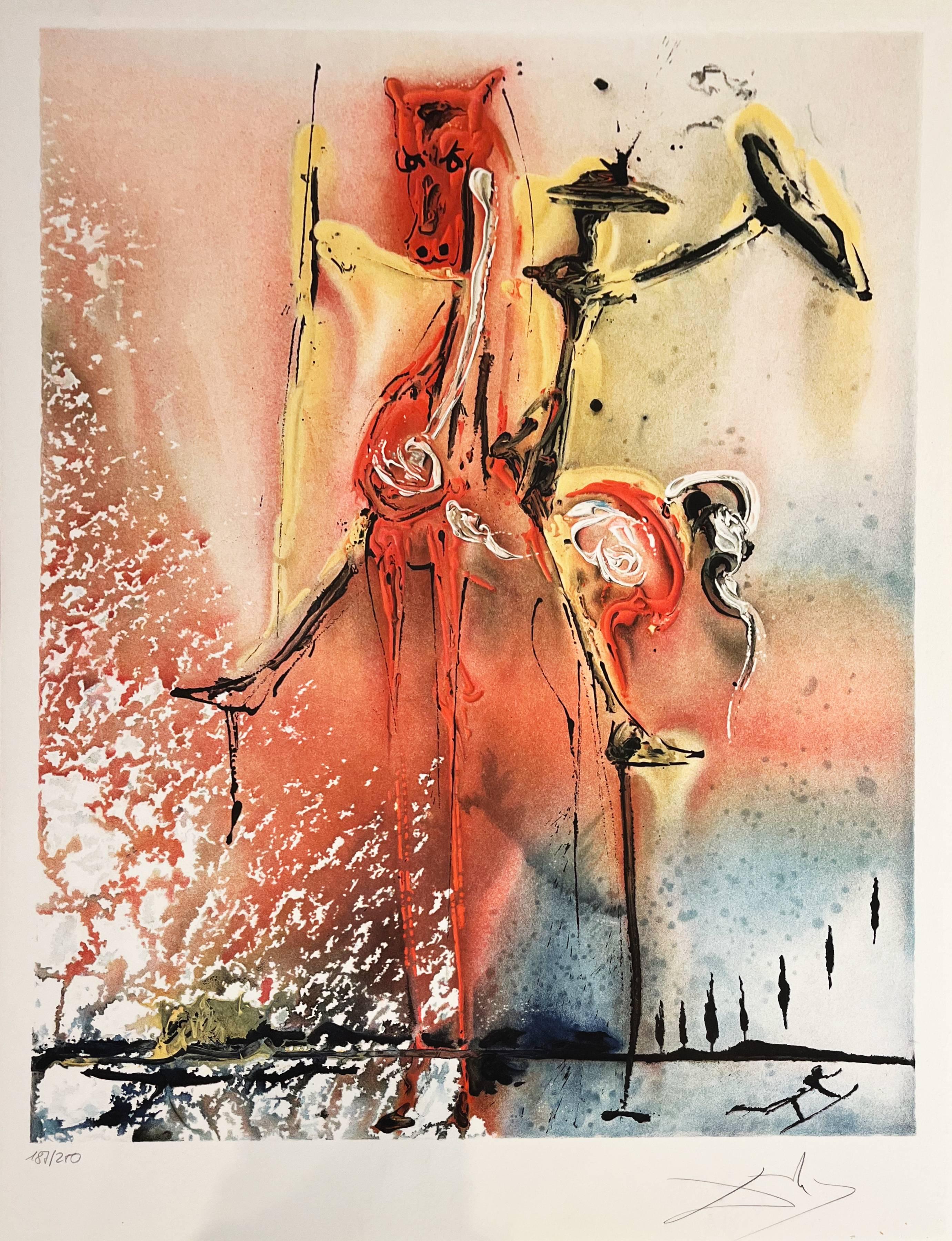 Le chavelier Moyenâgeux - Art di Salvador Dalí