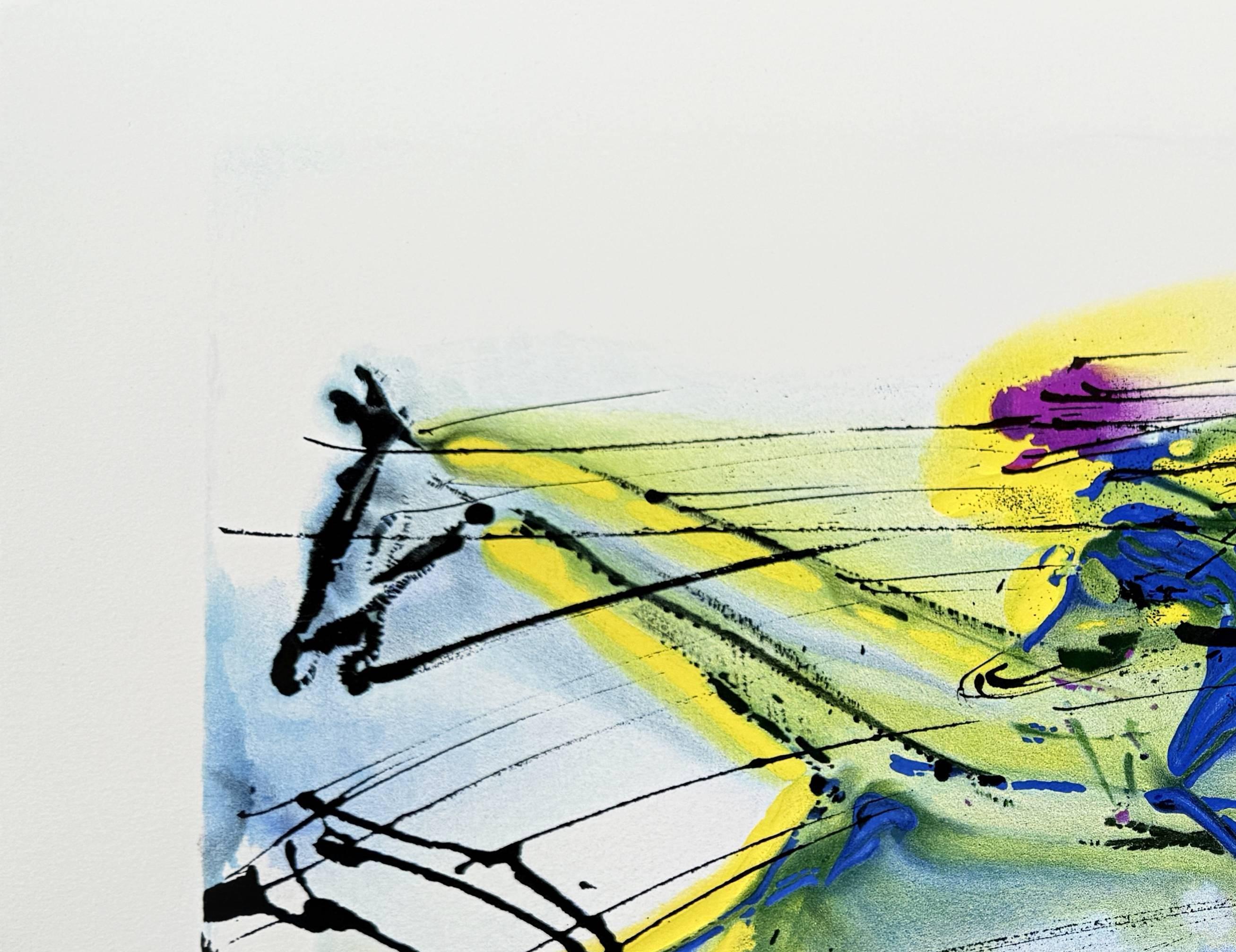 Le cheval de course - Print di Salvador Dalí