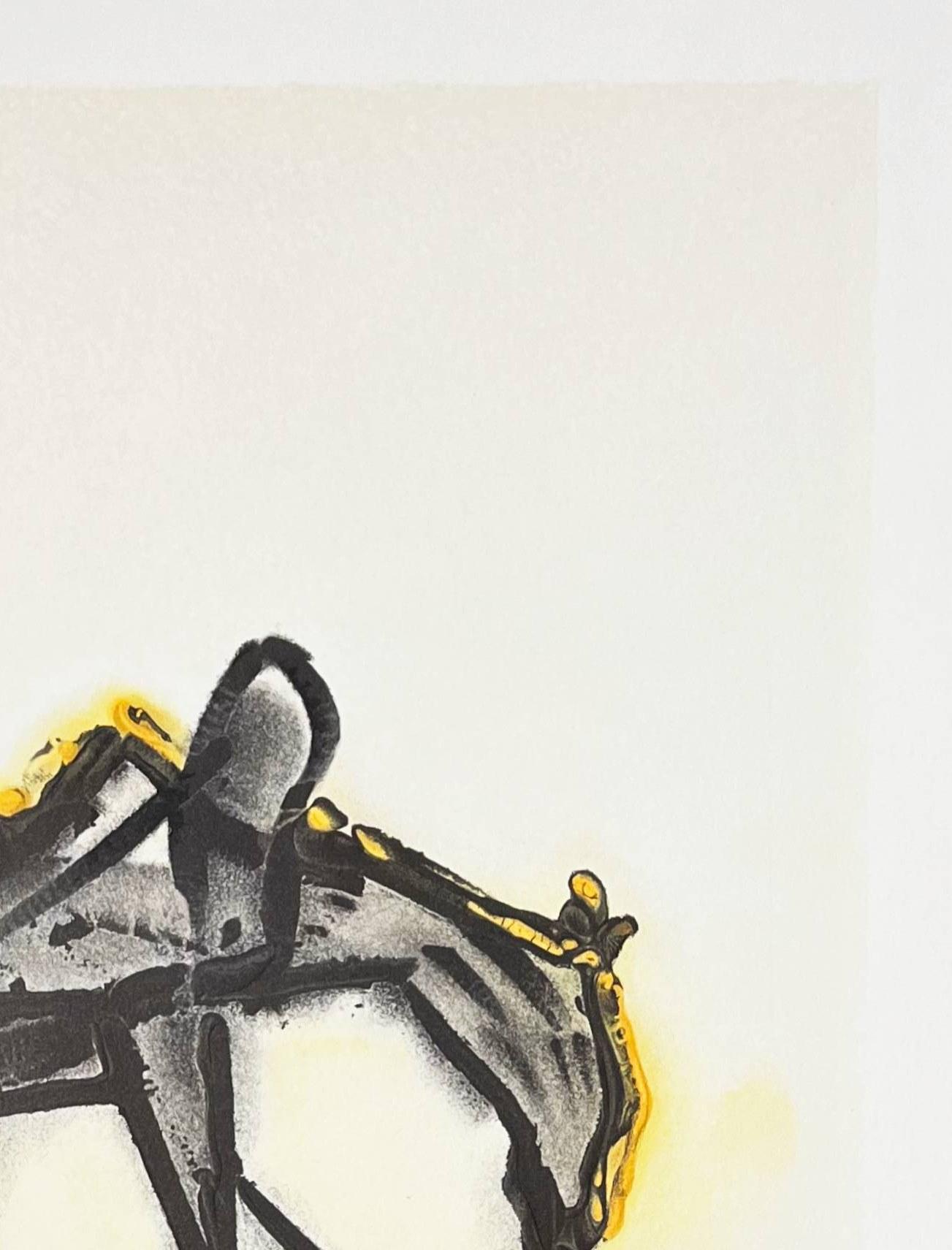 Le cheval de labeur - Print de Salvador Dalí