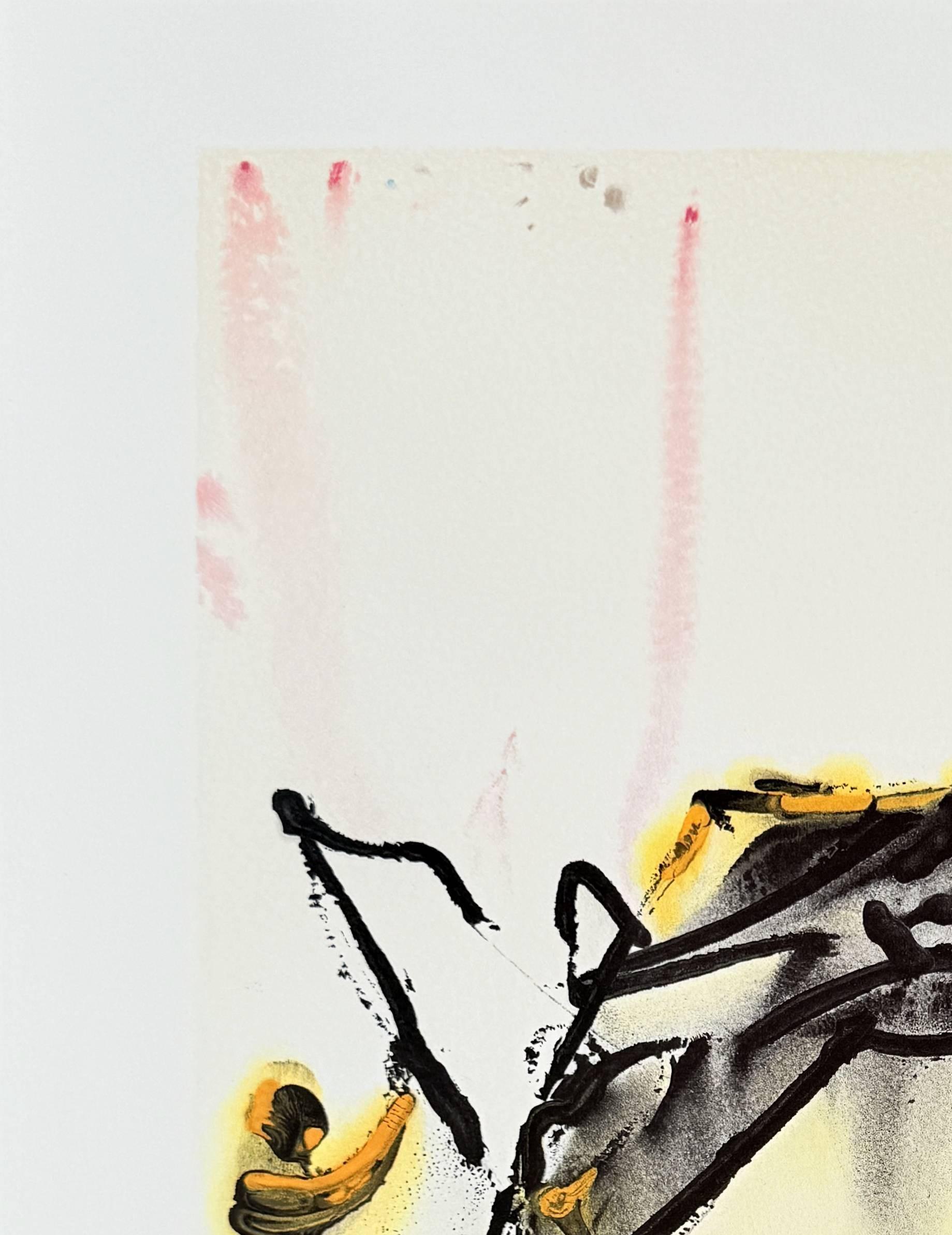 Der Cheval de Labeur – Print von Salvador Dalí