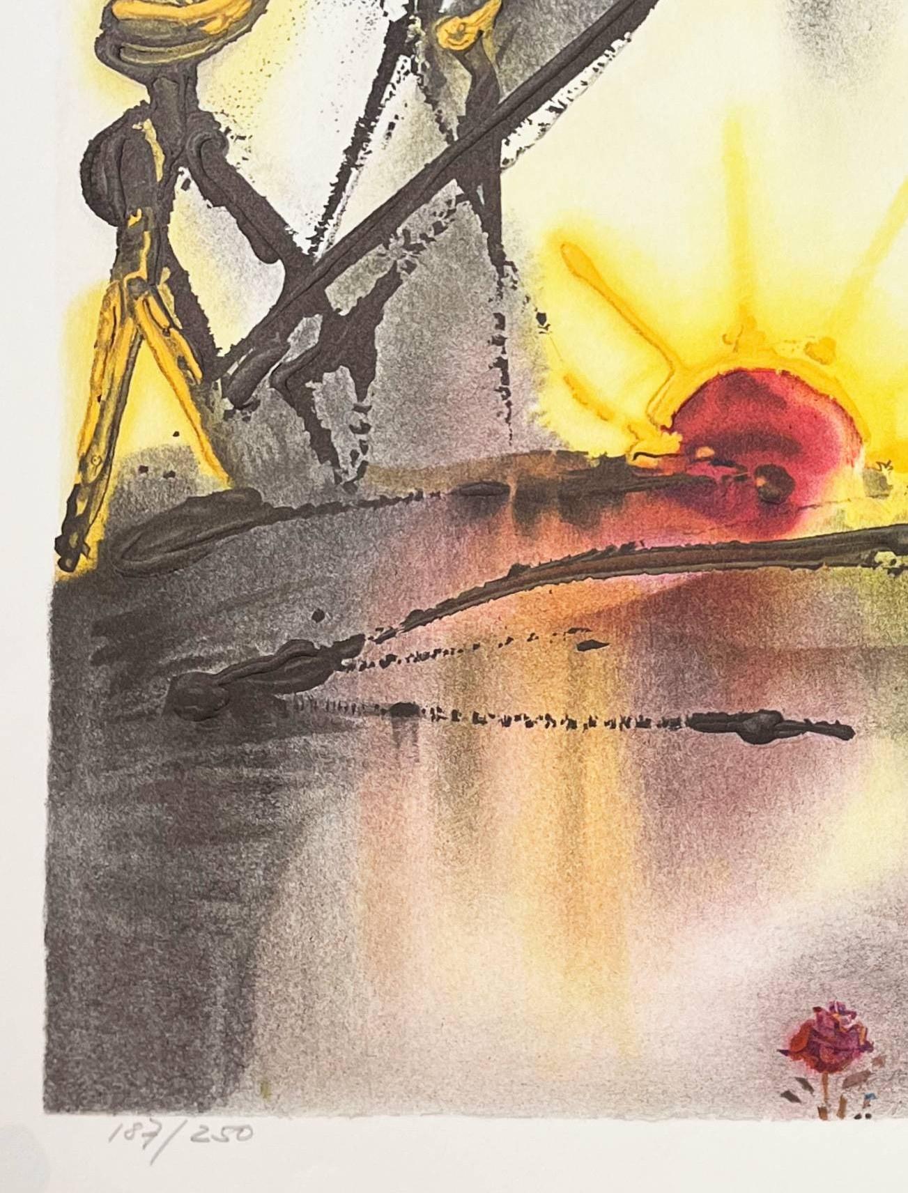 Le cheval de labeur - Print Surrealista de Salvador Dalí