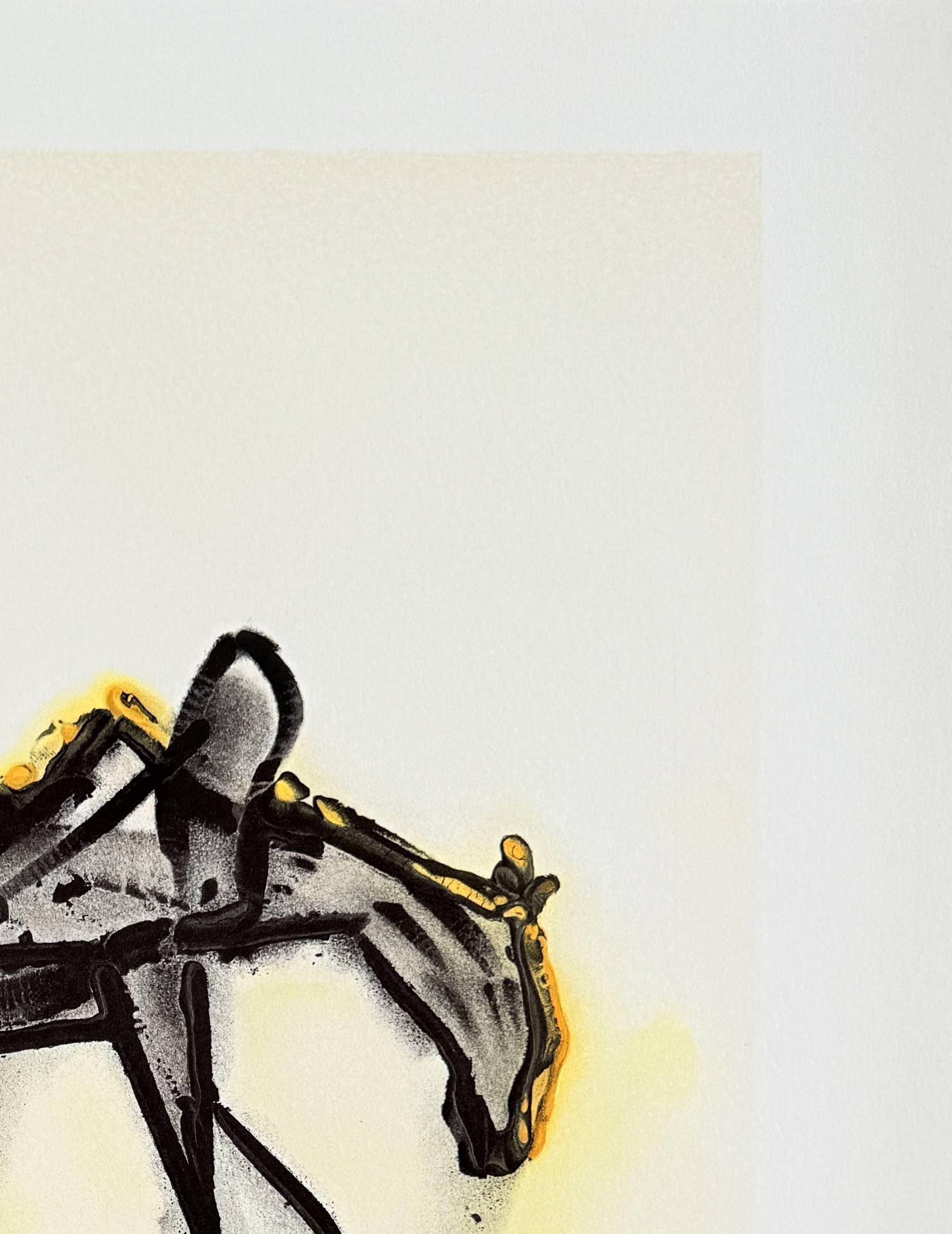 Der Cheval de Labeur (Surrealismus), Print, von Salvador Dalí