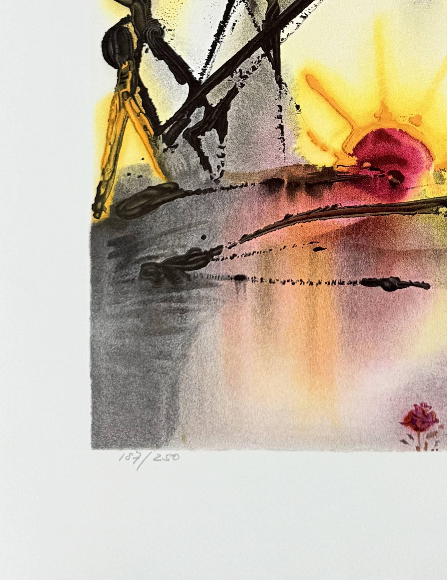 Der Cheval de Labeur (Beige), Print, von Salvador Dalí