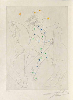 Le Cheval de Picasso - Etching - 1968