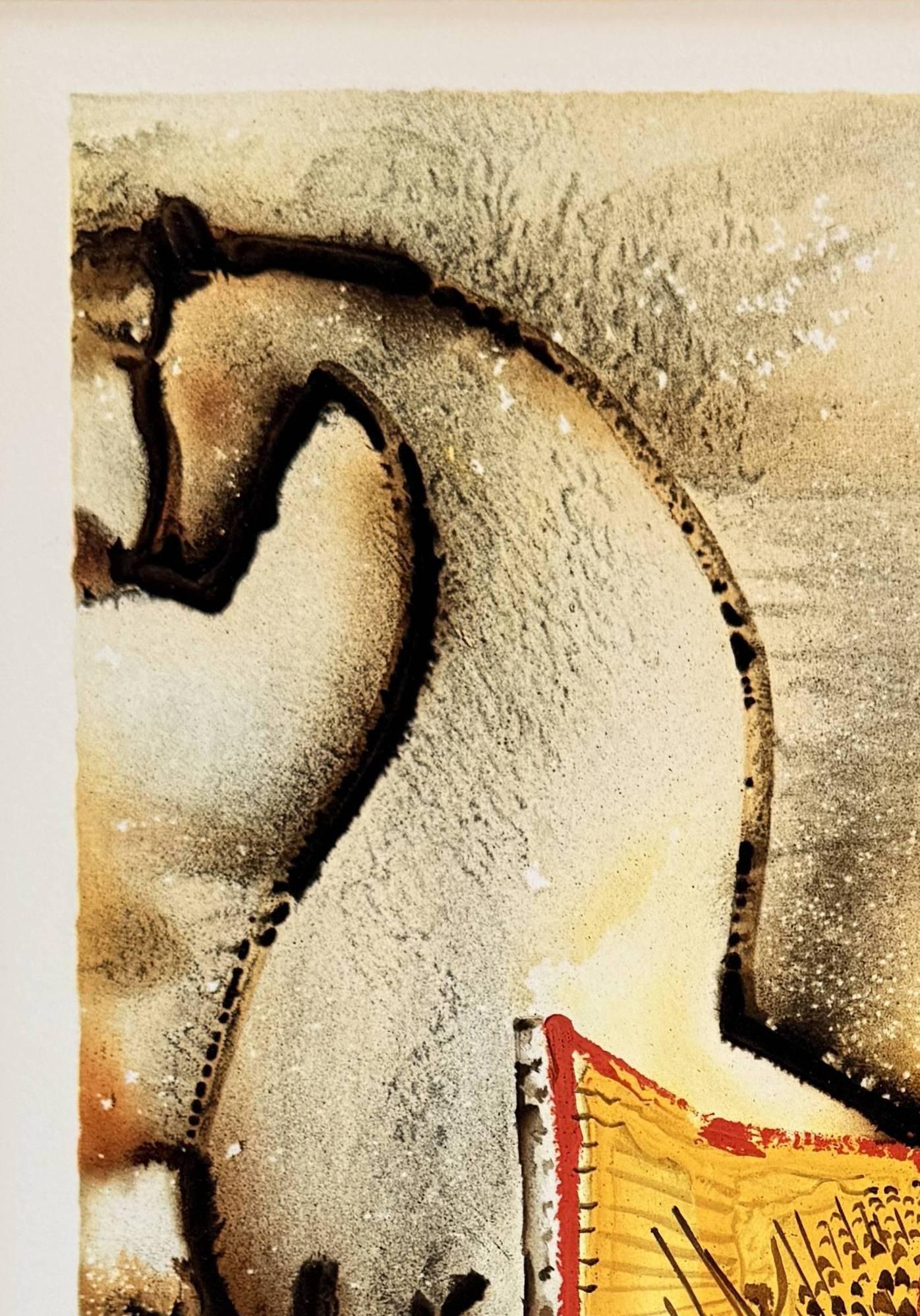 Salvador Dali (1904-1989) - Der Cheval von Troja

Lithographie von 1970.

Abmessungen des Werks: 68 x 50 cm

Auf B.F.K. Rives Papier, wie im Feldkatalog angegeben.

Referenz: Feld 72-6G

Das Werk ist in ausgezeichnetem Zustand.

Schneller und