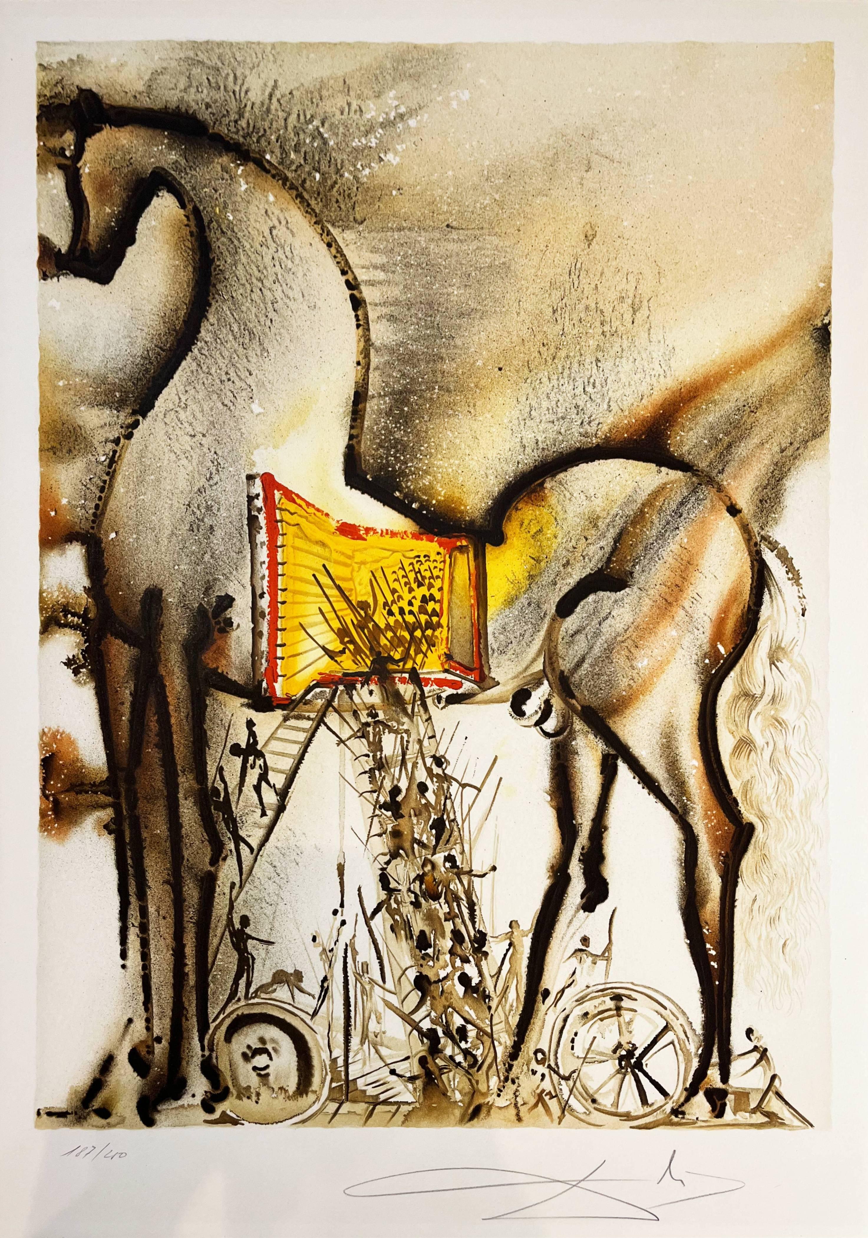 Der Cheval von Troja – Art von Salvador Dalí