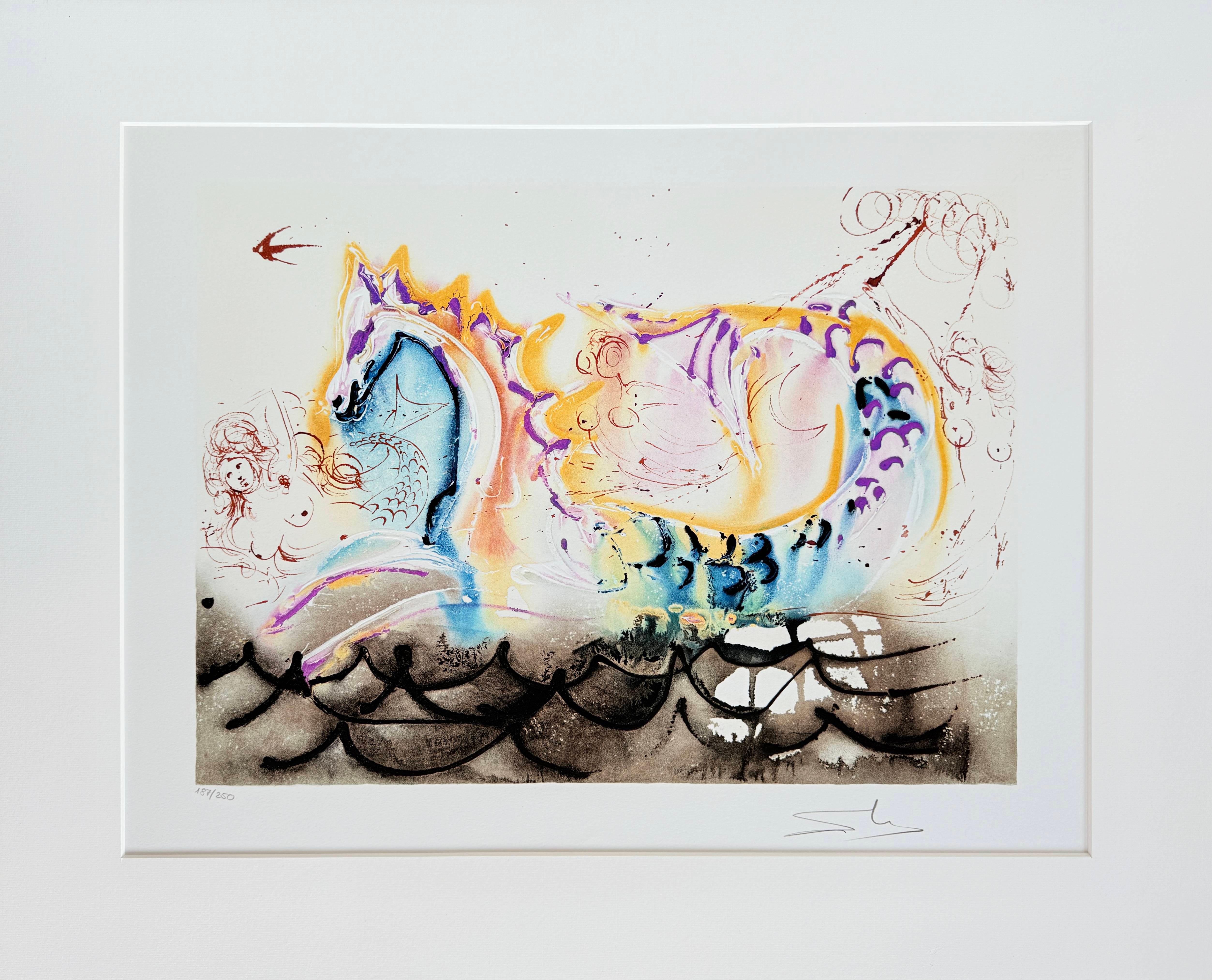 Le cheval marin – Print von Salvador Dalí