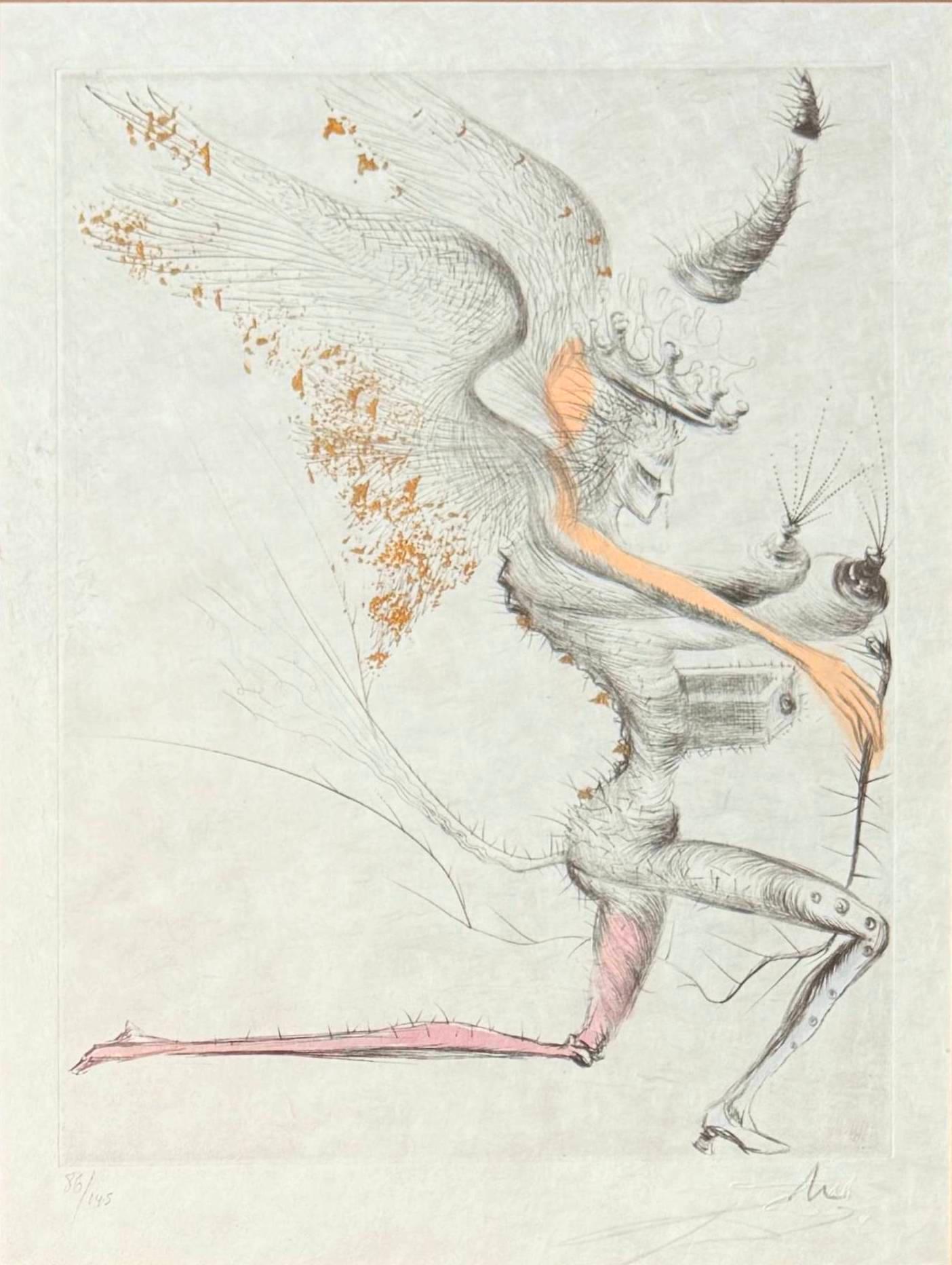 Das gelähmte Ungeheuer – Print von Salvador Dalí