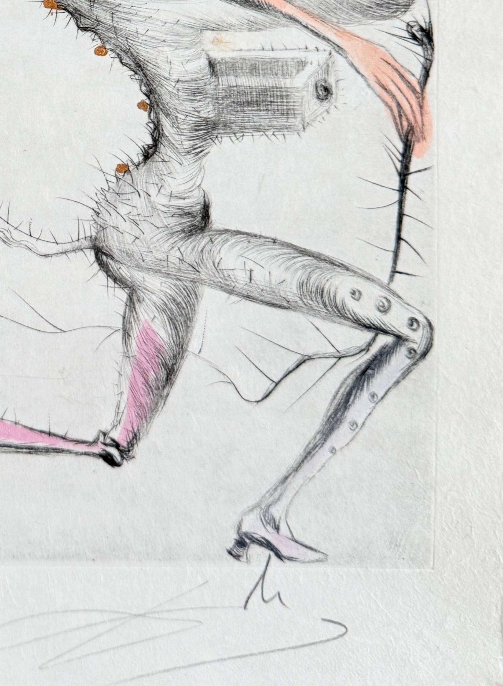 Le Démon ailé - Print by Salvador Dalí