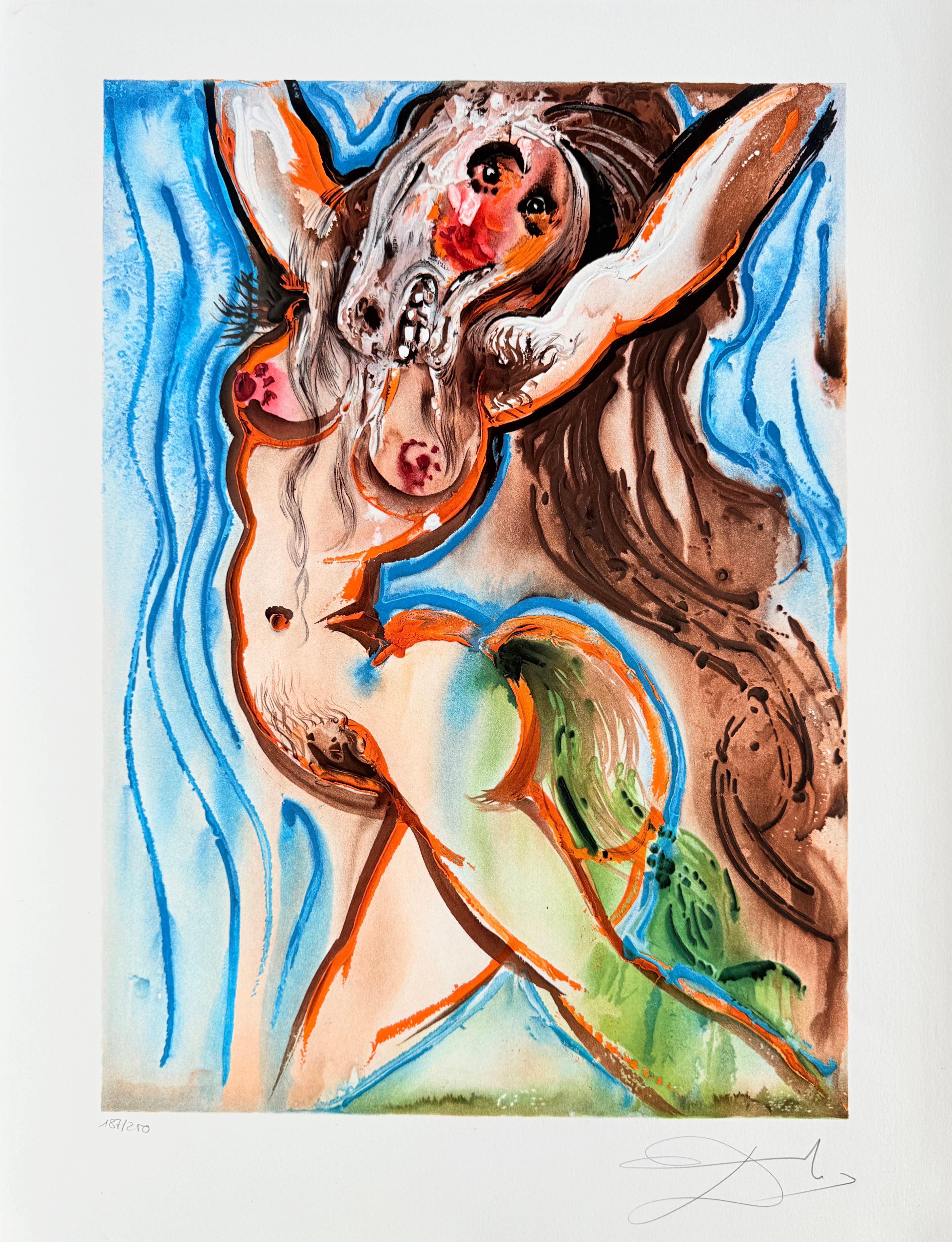 Salvador Dalí Print – Die Cheval-Frau
