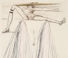 Le Géant Beliagog - Original Etching by S. Dalì - 1969