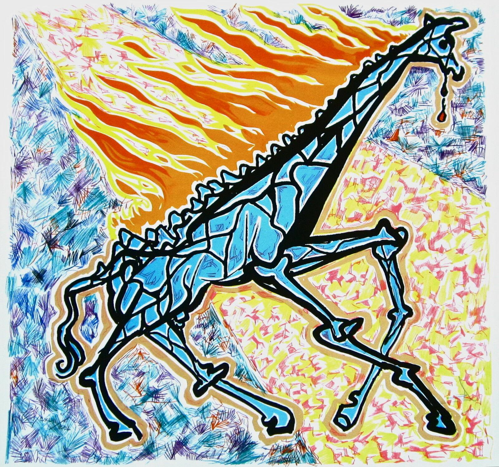 Abstract Print di Salvador Dalí - Le Girafe en Feu (Campo 76-2-A; Michler & Lopsinger 1449), Salvador Dalì