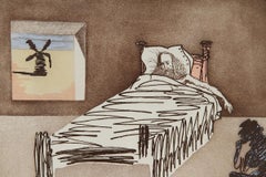 Le Legacy aus Historia de Don Quichotte de la Mancha, Radierung von Salvador Dali