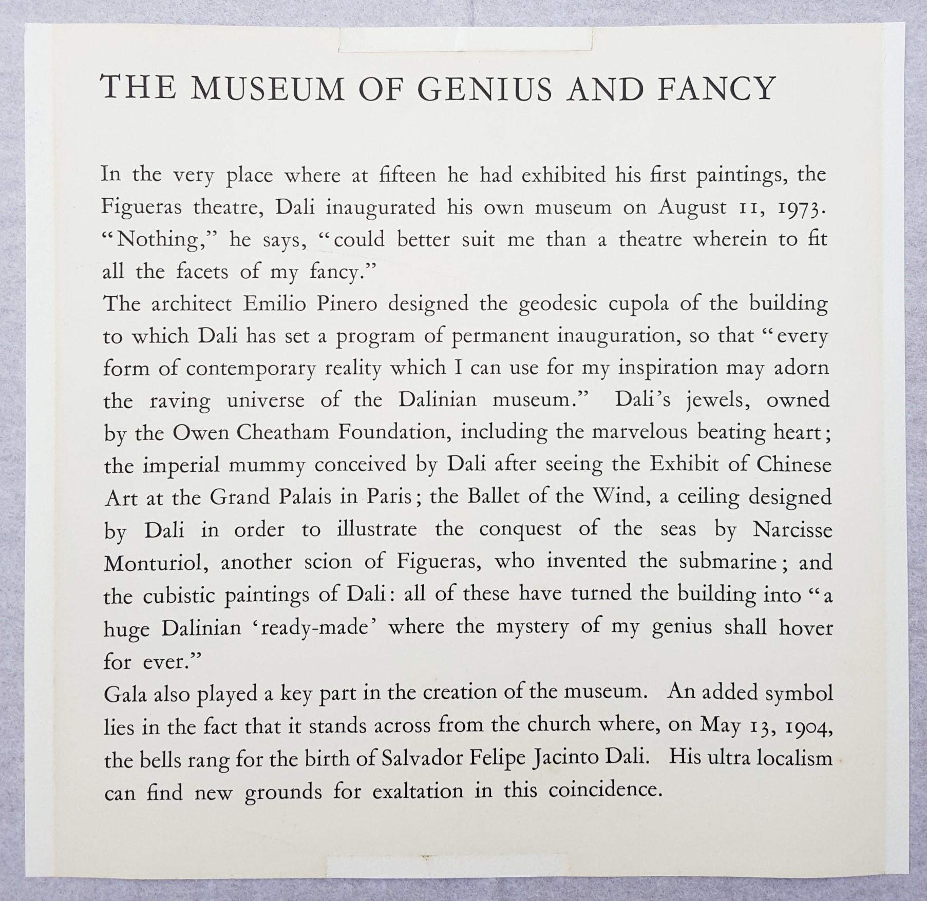 Le Musée de Genie et du Caprice (The Museum of Genius and Whim) For Sale 11