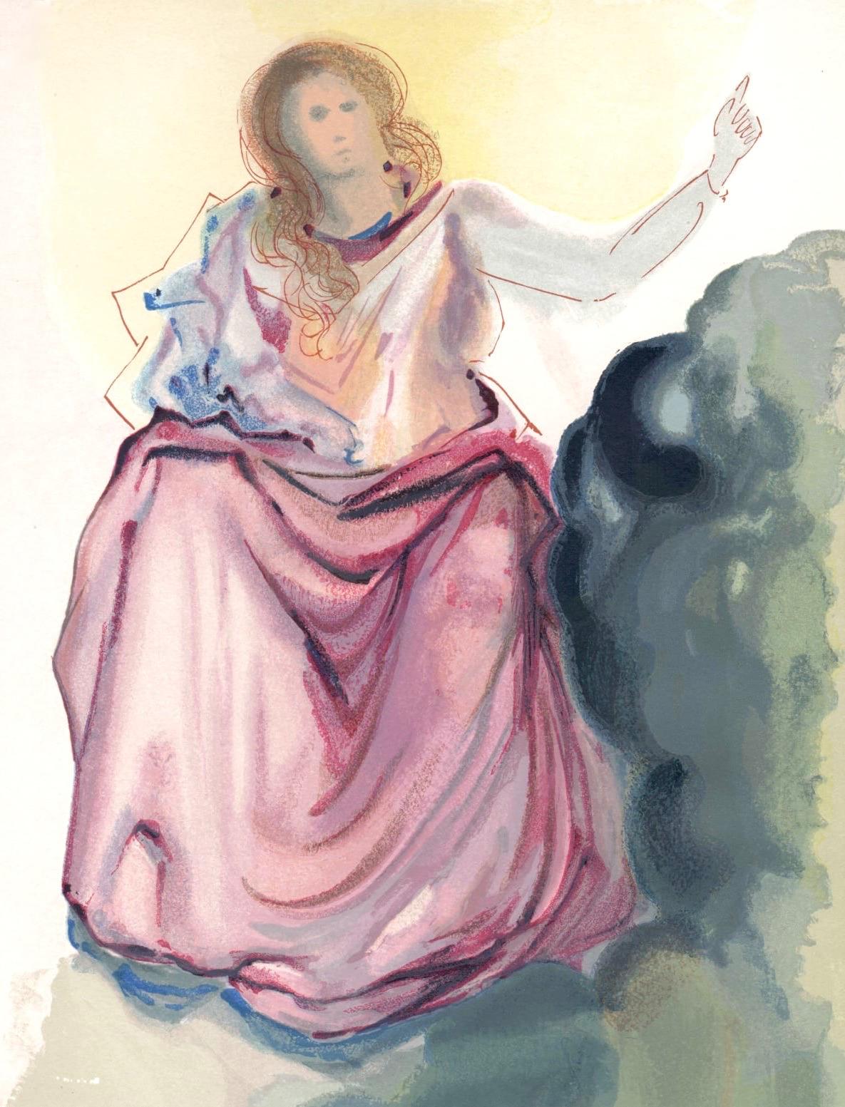 Salvador Dalí Figurative Print - Le Paradis IV (Field 189-200; M/L 1039-1138), La Divine Comédie
