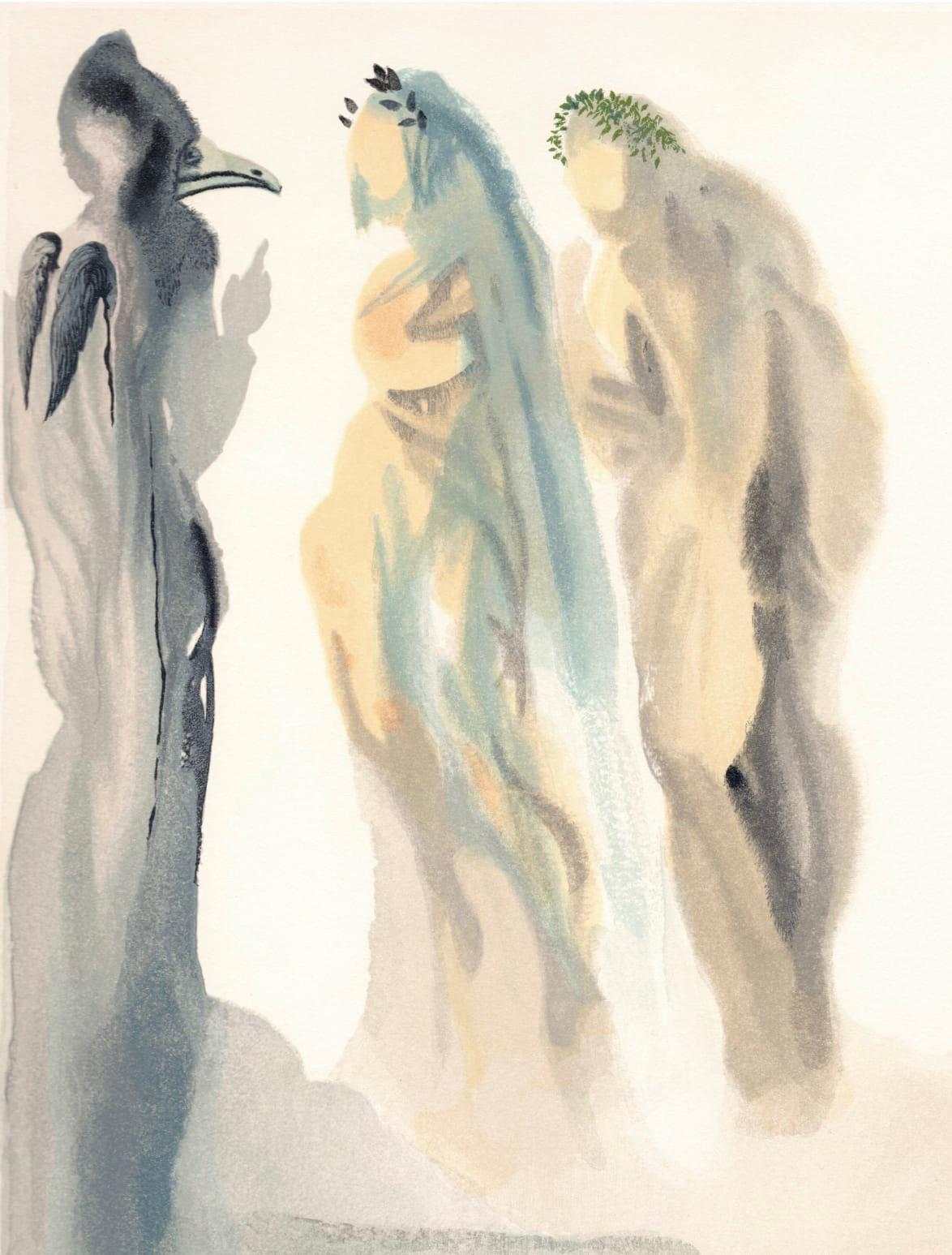 Salvador Dalí Figurative Print - Le Paradis IX (Field 189-200; M/L 1039-1138), La Divine Comédie