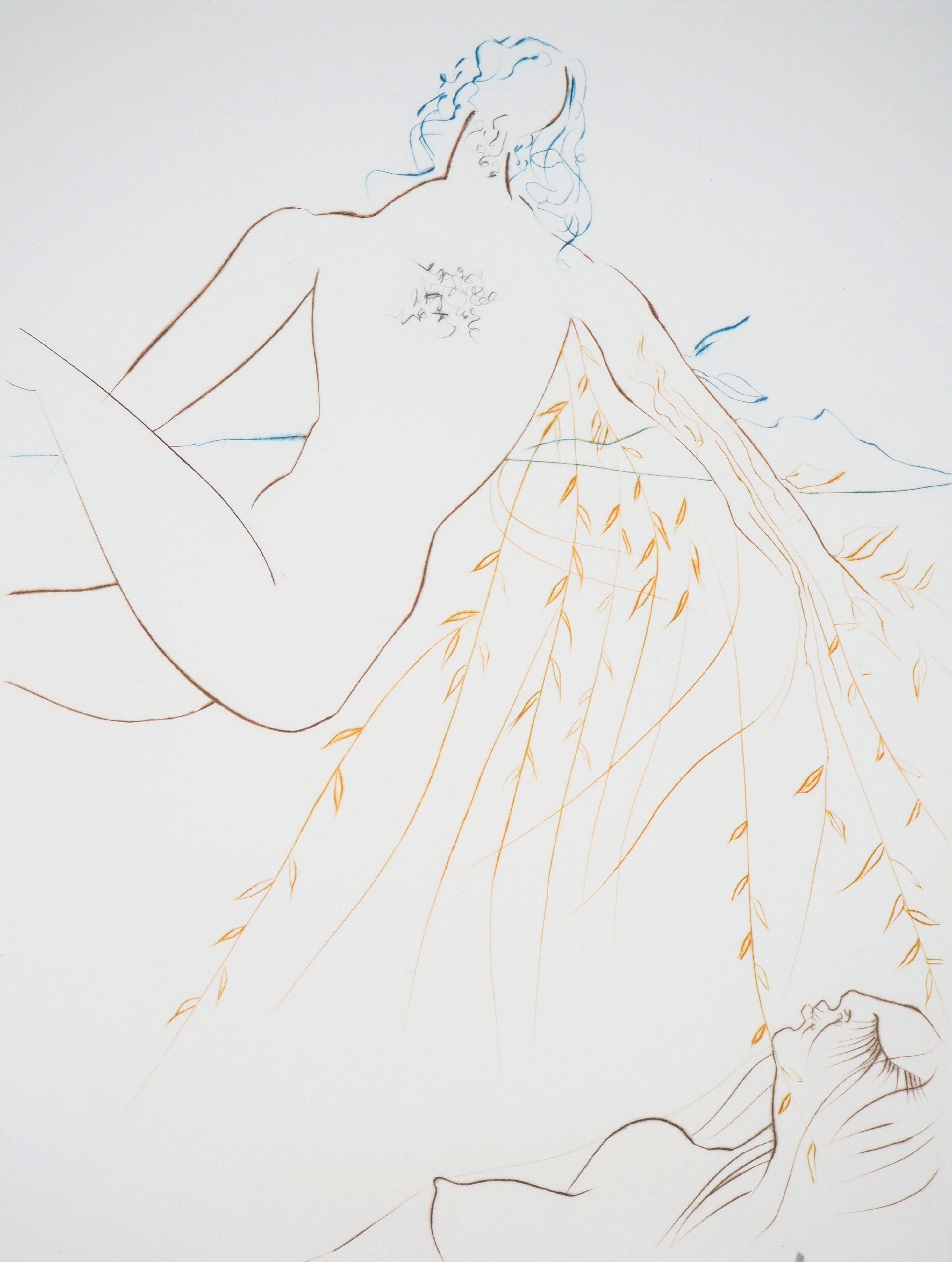 Le Paradis Perdu : The Amorous Sleep - Original Handsigned Etching  (Surrealismus), Print, von Salvador Dalí