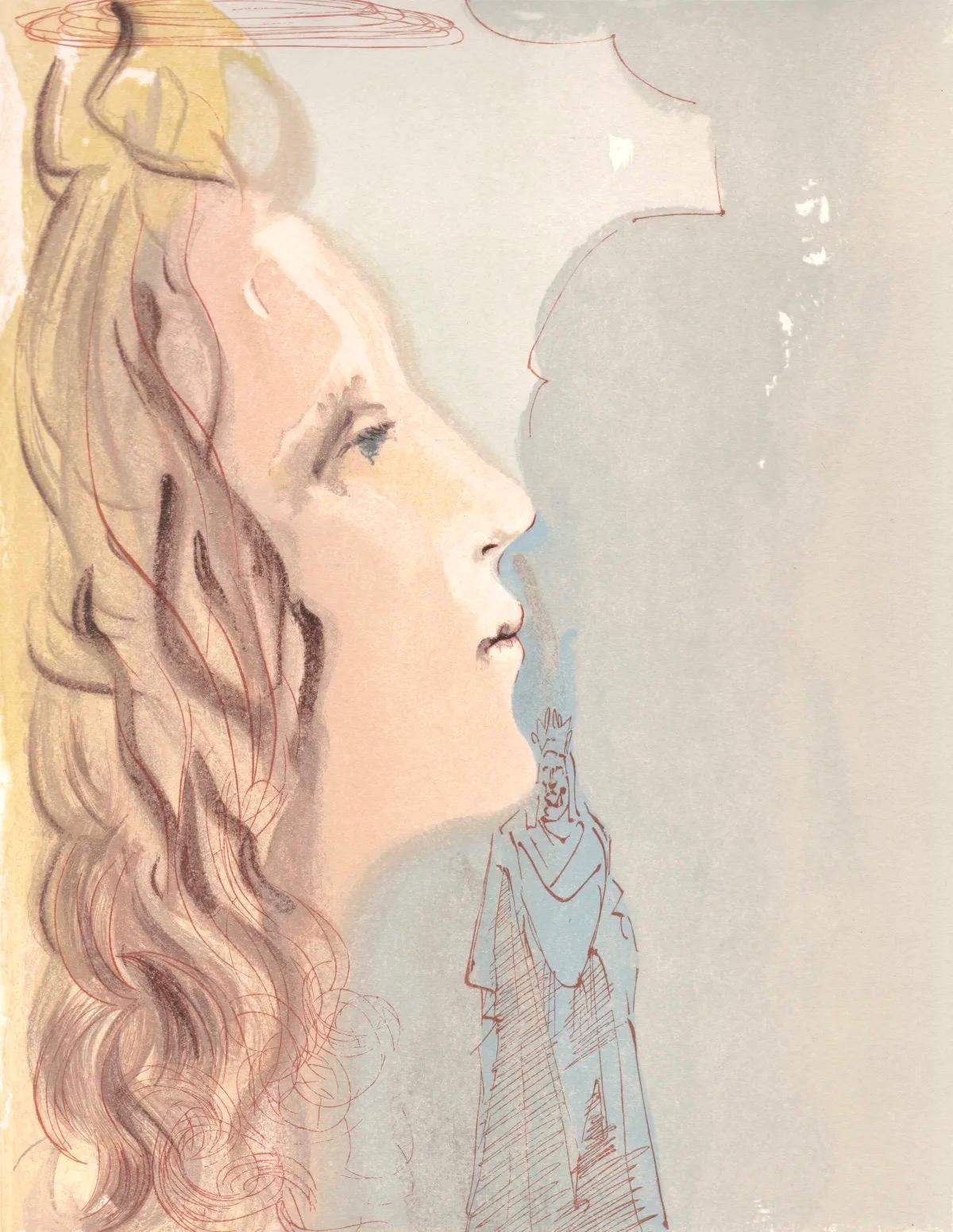 Salvador Dalí Figurative Print - Le Paradis VIII (Field 189-200; M/L 1039-1138), La Divine Comédie
