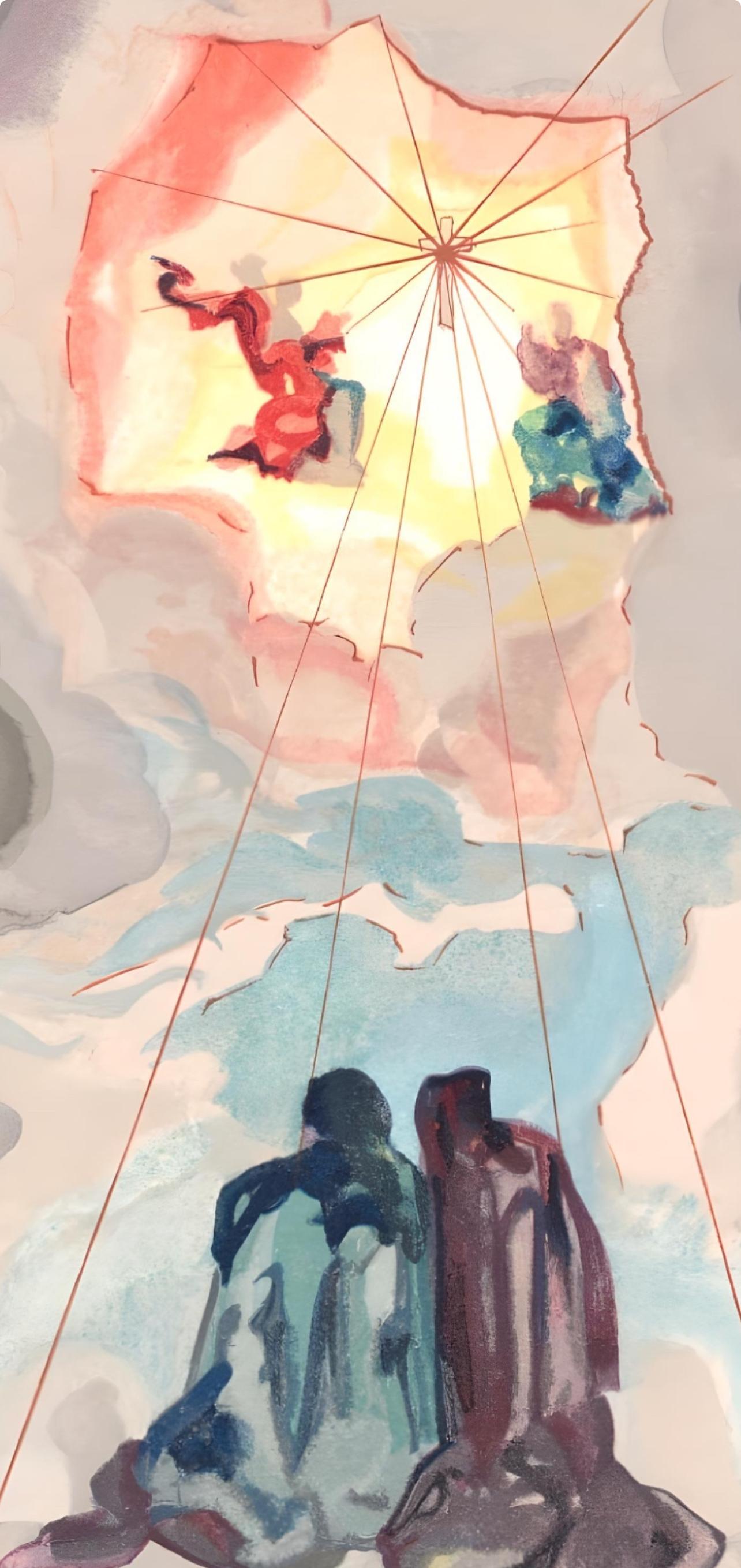 Le Paradis X (Field 189-200; M/L 1039-1138), La Divine Comédie - Print by Salvador Dalí