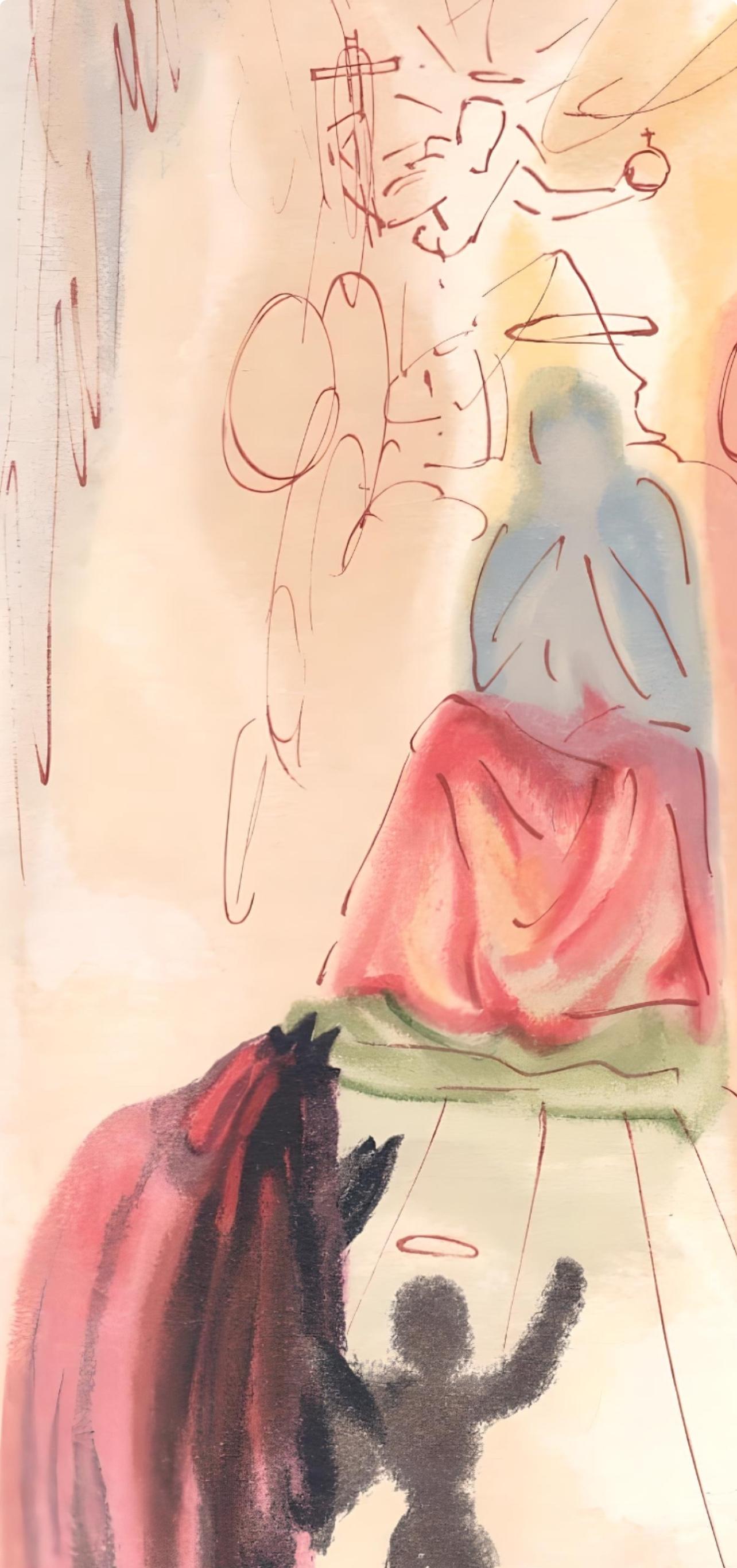 Le Paradis XIX (Field 189-200; M/L 1039-1138), La Divine Comédie - White Figurative Print by Salvador Dalí