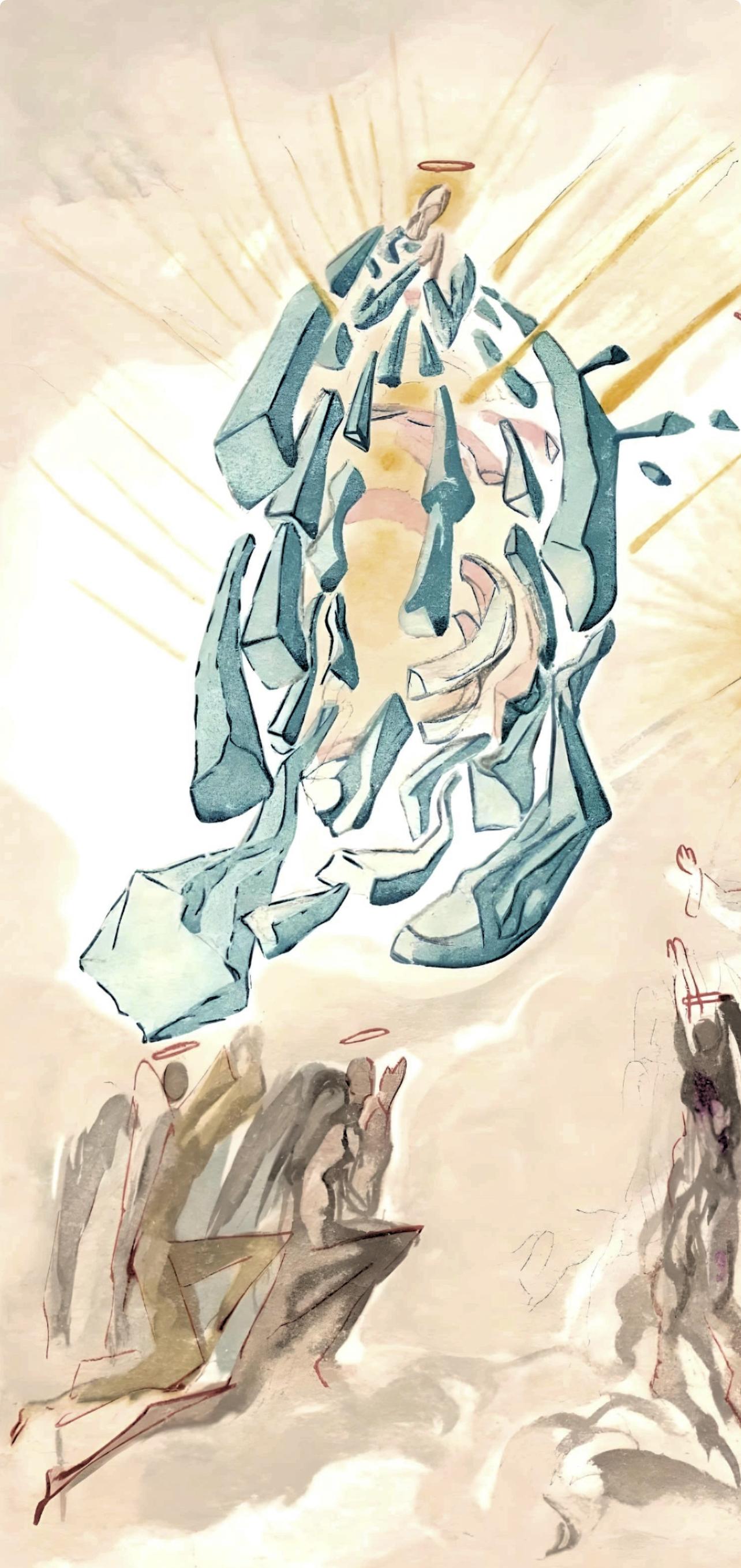 Le Paradis XXII (Field 189-200; M/L 1039-1138), La Divine Comédie - Print by Salvador Dalí