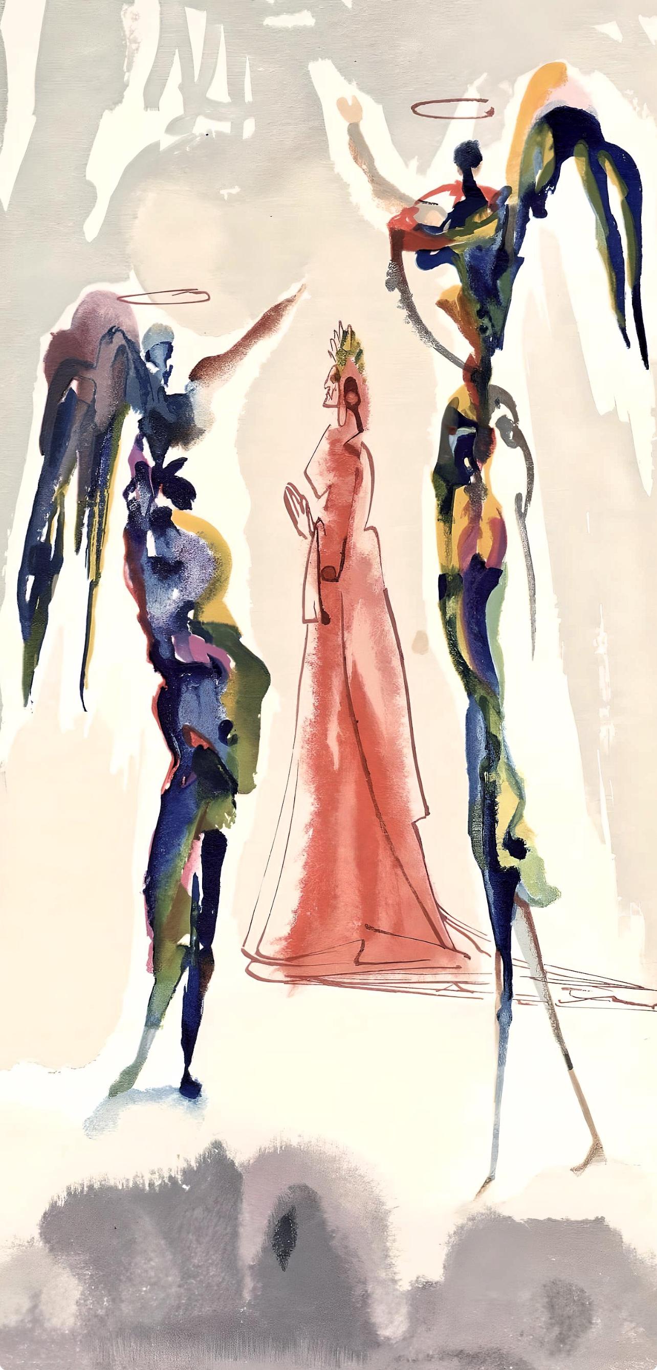 Le Paradis XXIII (Field 189-200; M/L 1039-1138), La Divine Comédie - Print by Salvador Dalí