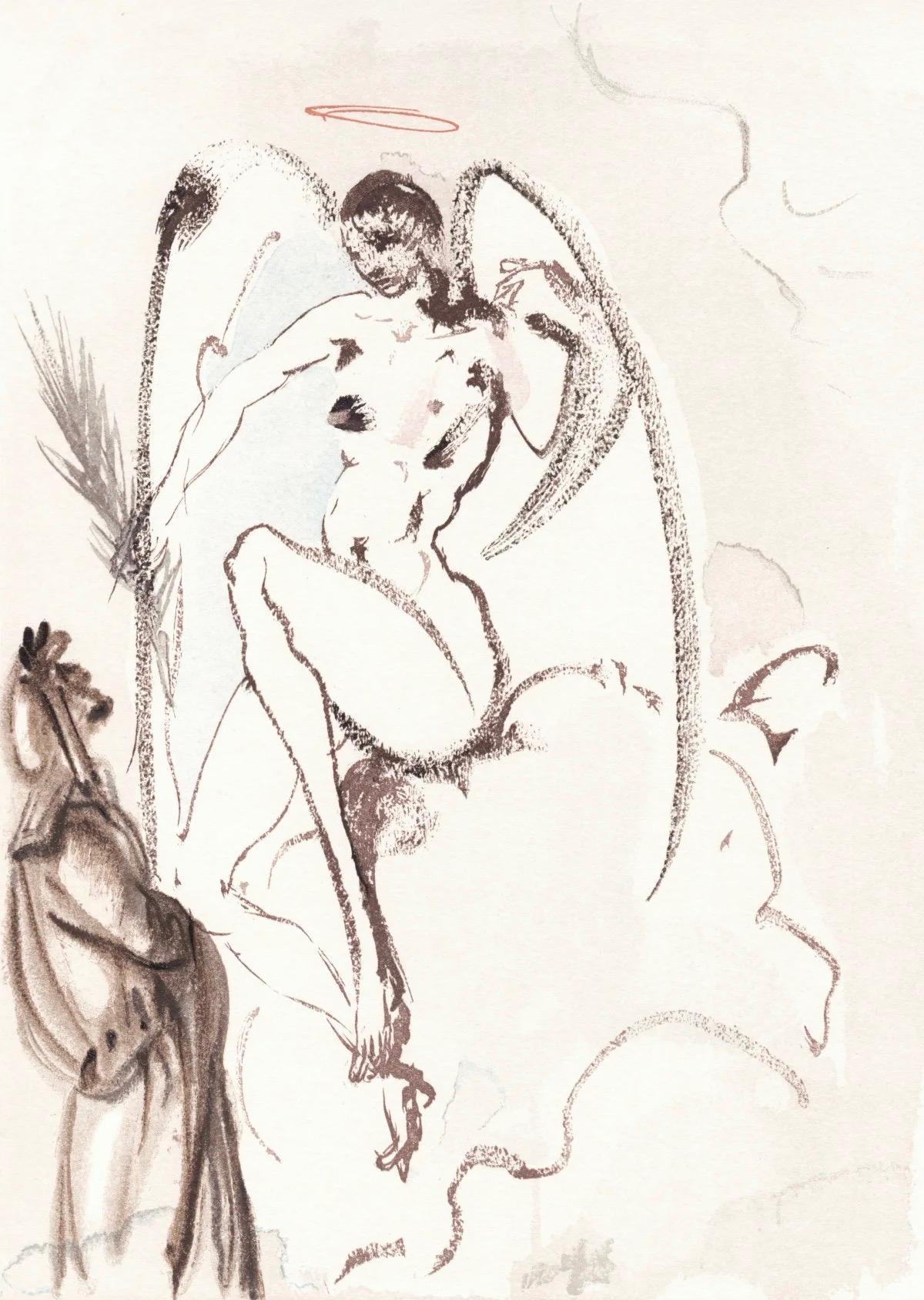 Landscape Print de Salvador Dalí - Le Paradis XXIX (Campo 189-200; M/L 1039-1138), La Divine Comédie